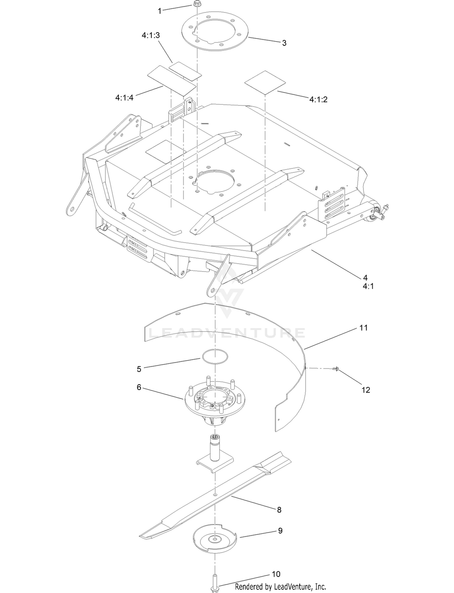 Chamber, Blade and Spindle Assembly