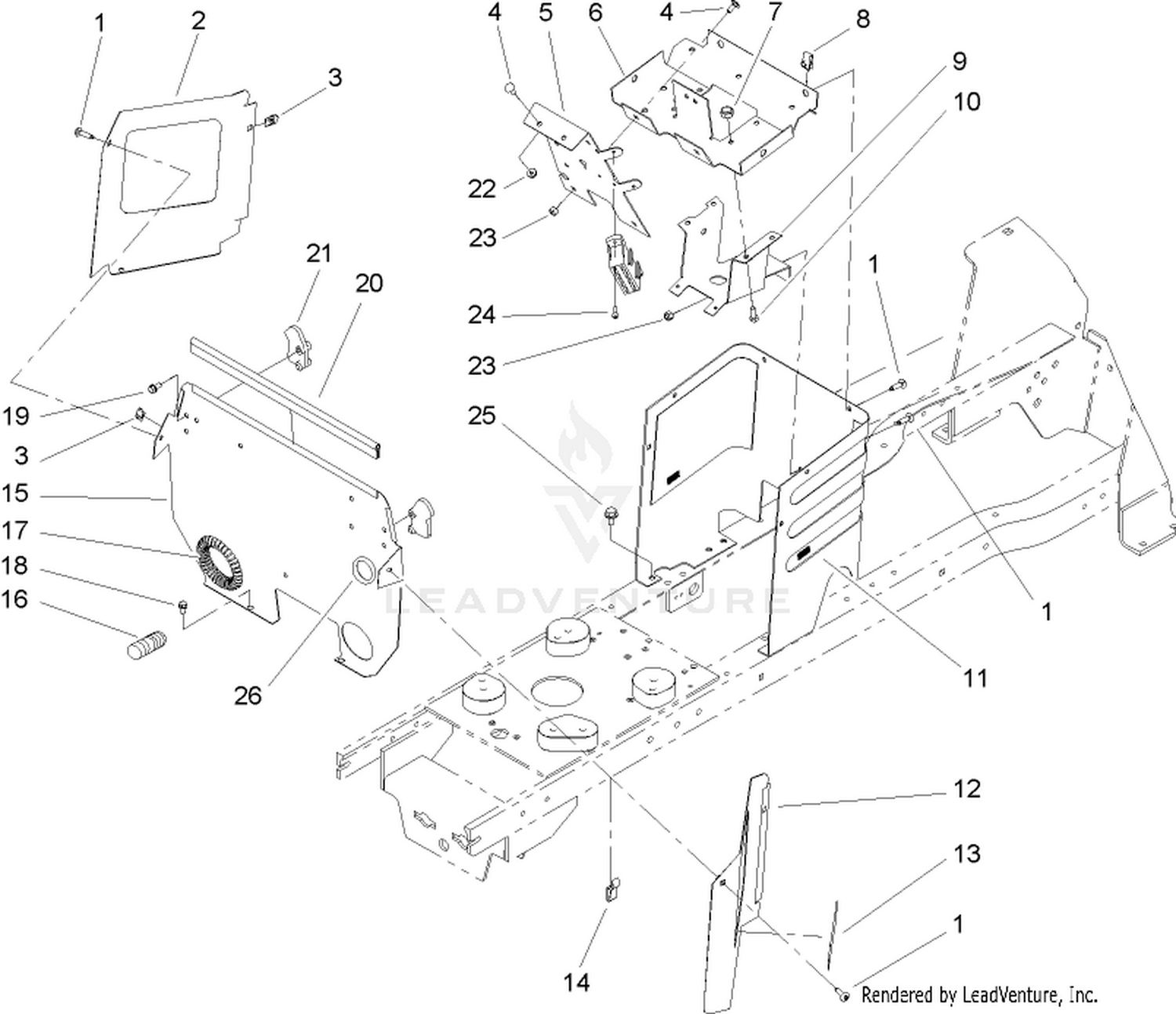 Hoodstand and Firewall Assembly
