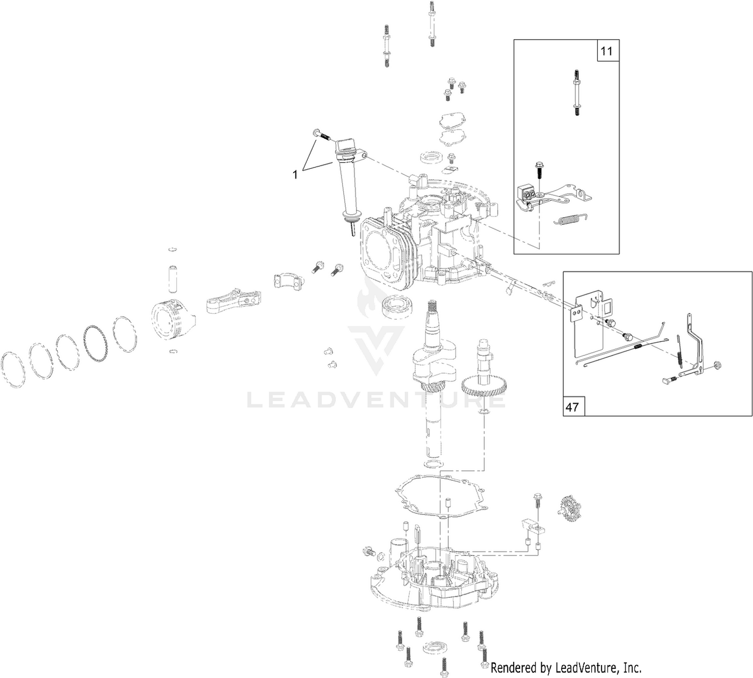 Dipstick and Gasket Assembly
