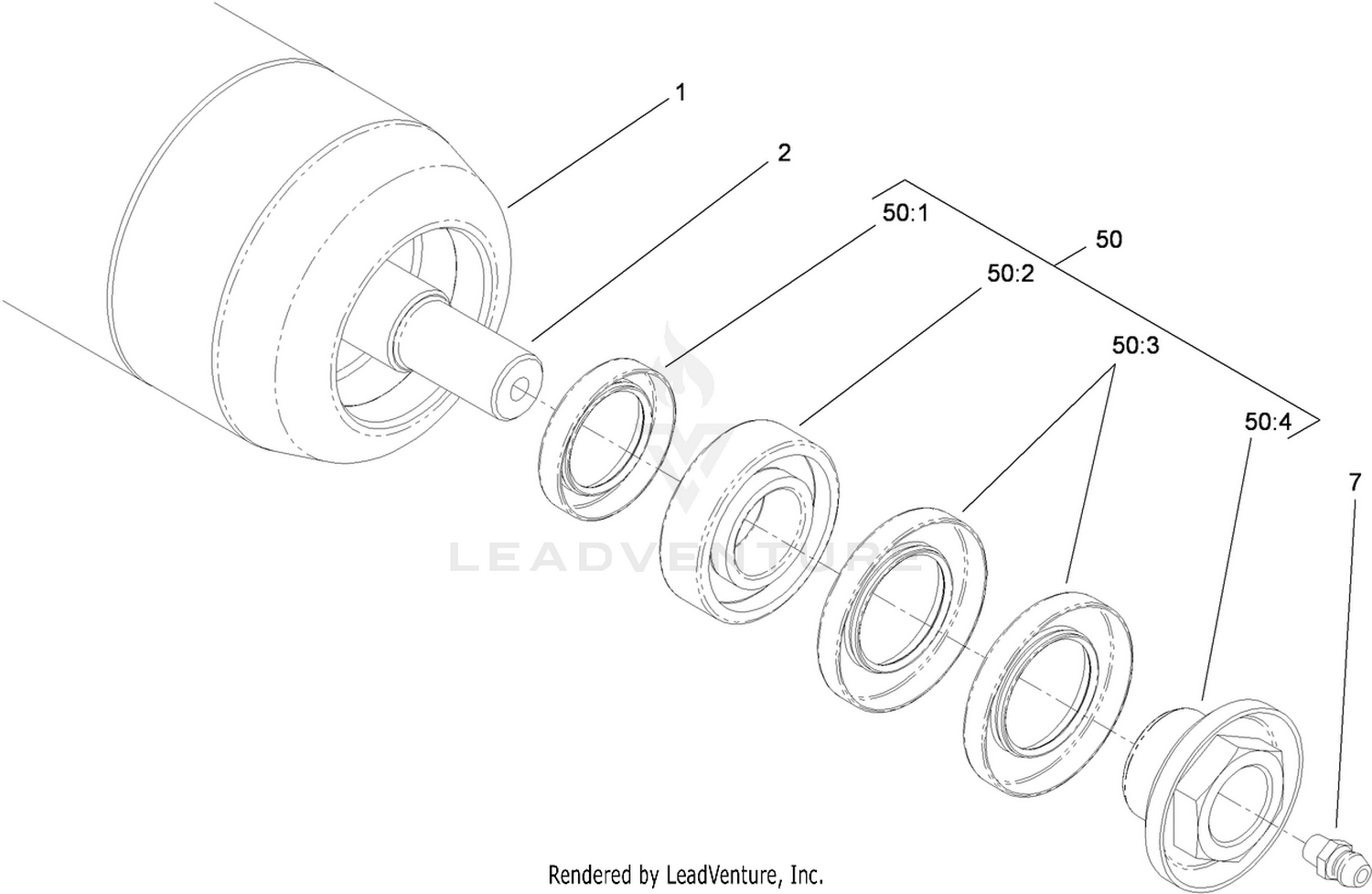 Long Roller Assembly No. 112-8915