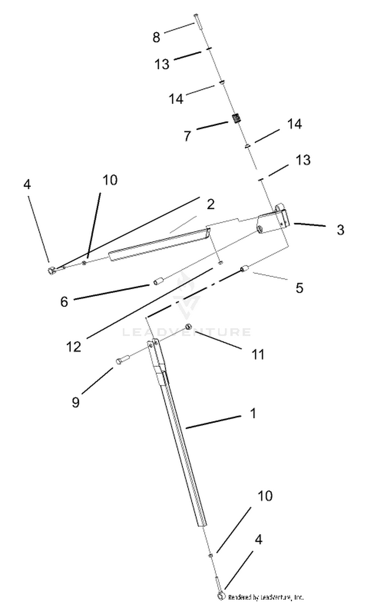 Link-Lower Door Assembly