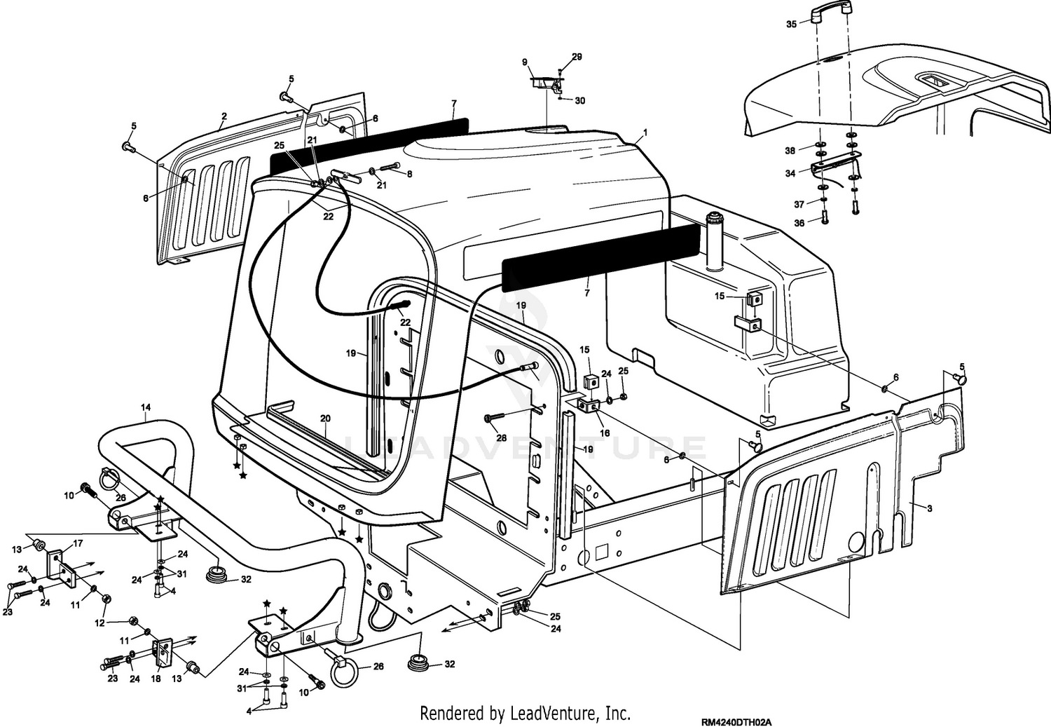 Engine Cover / Slide Screen