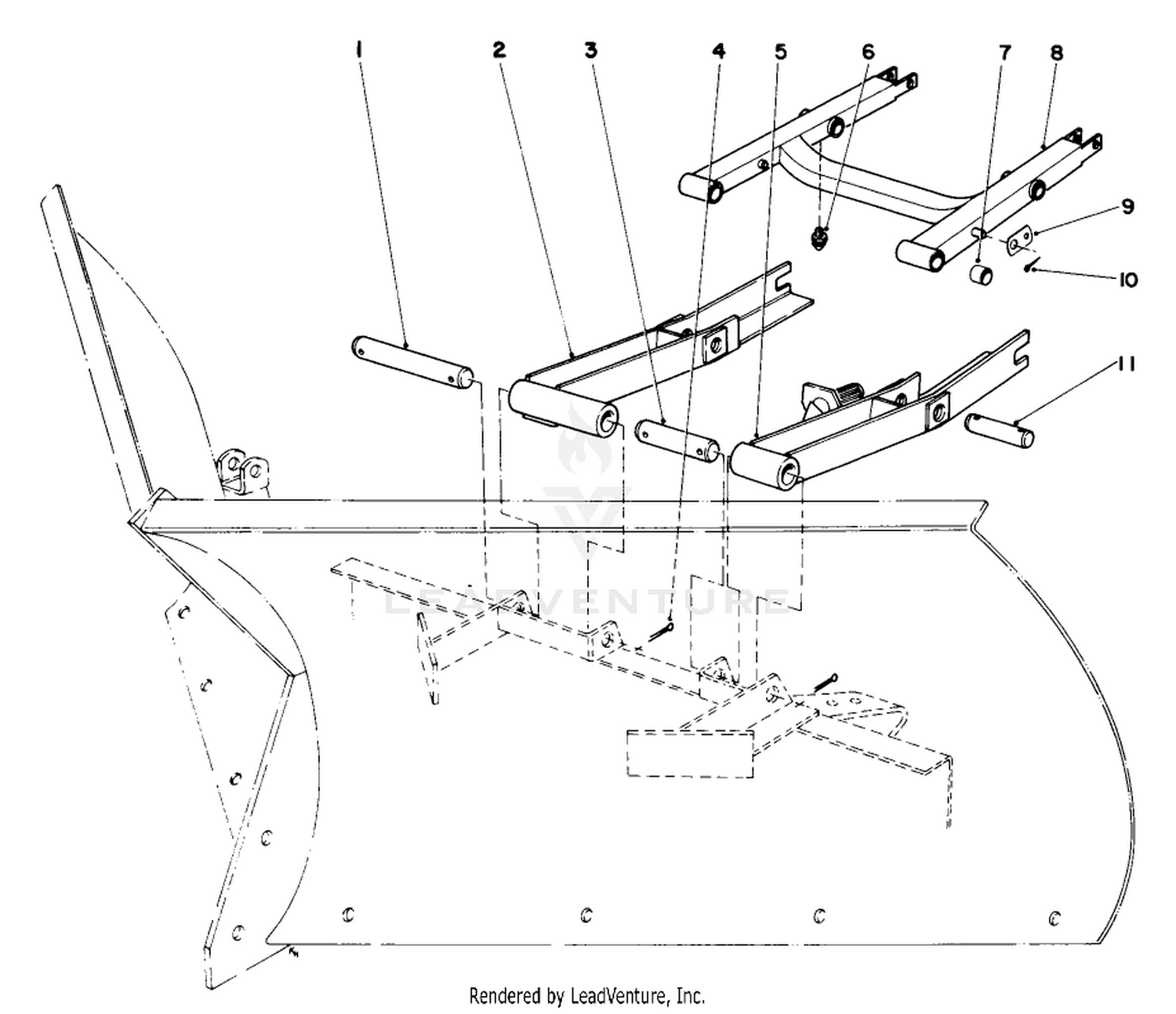 V-Plow Installation No. 30755 (optional)
