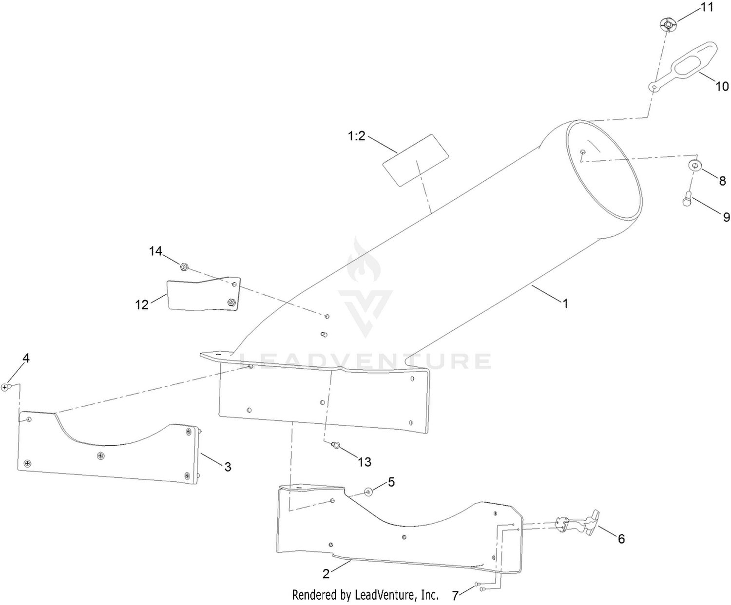 Chute Assembly No. 139-7458