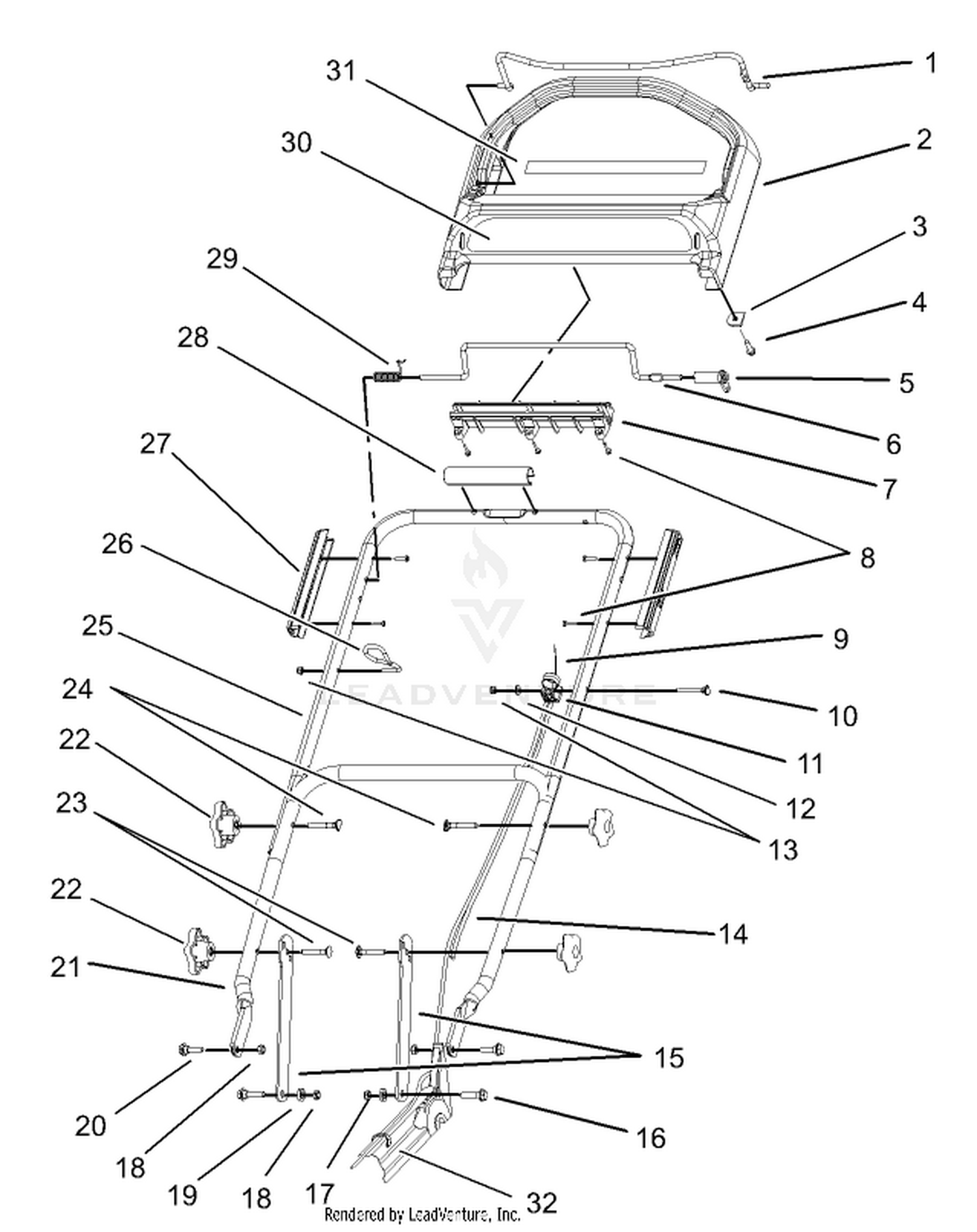 Handle and Control Assembly