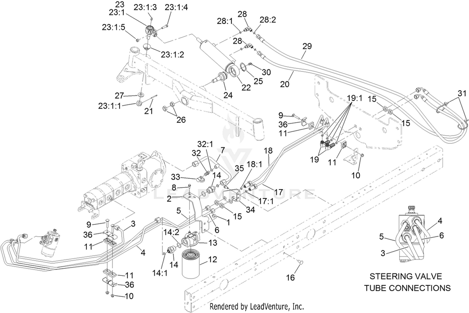 Steering Hydraulic Assembly
