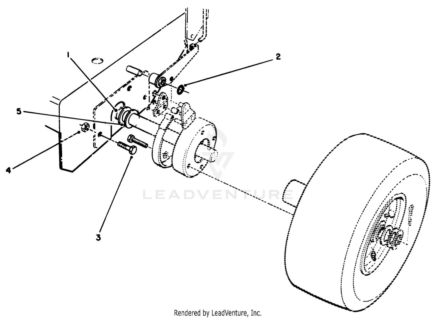 Axle Replacement Kit Wide Area Mowers