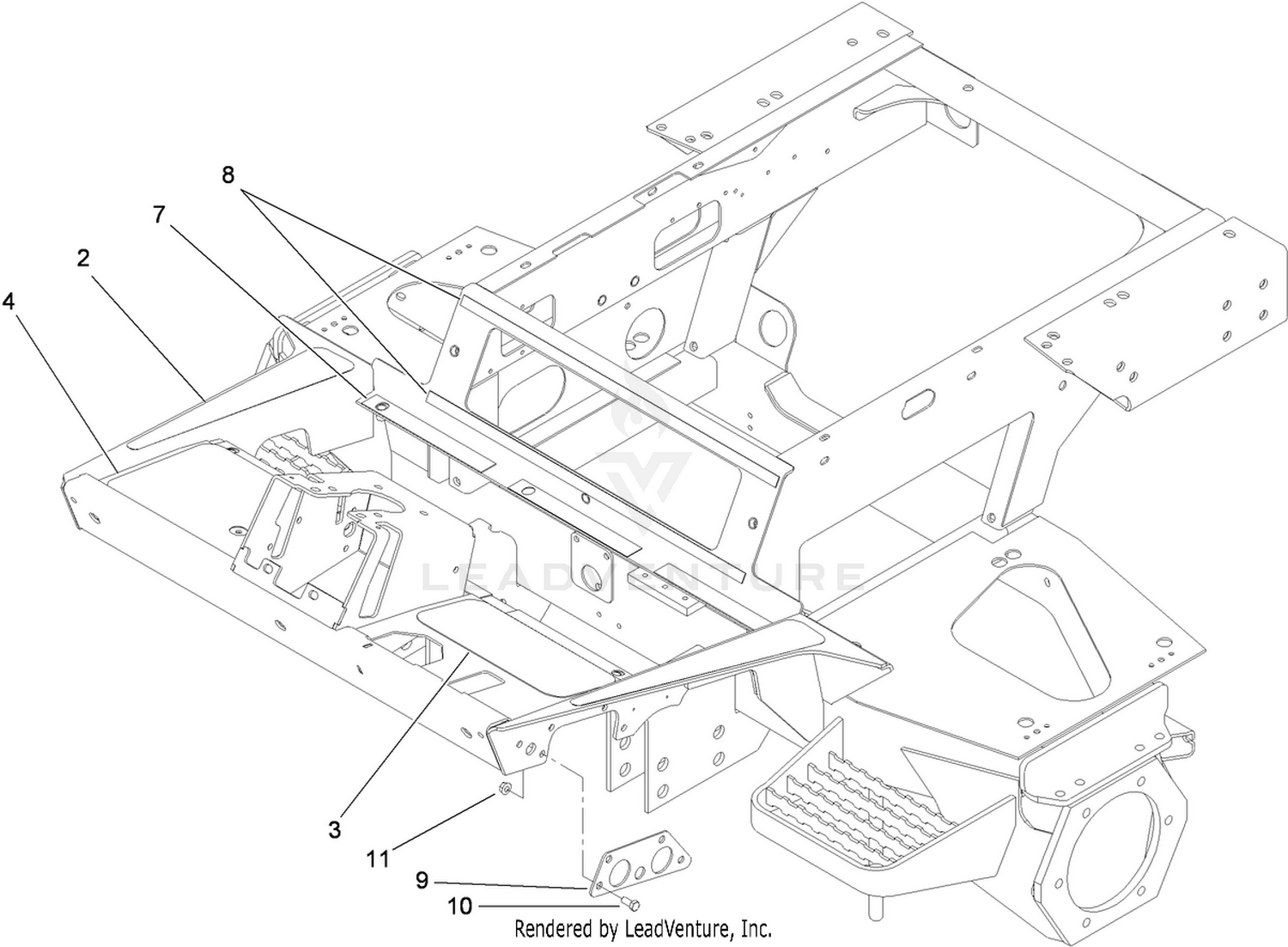Front Frame Assembly No. 115-4392