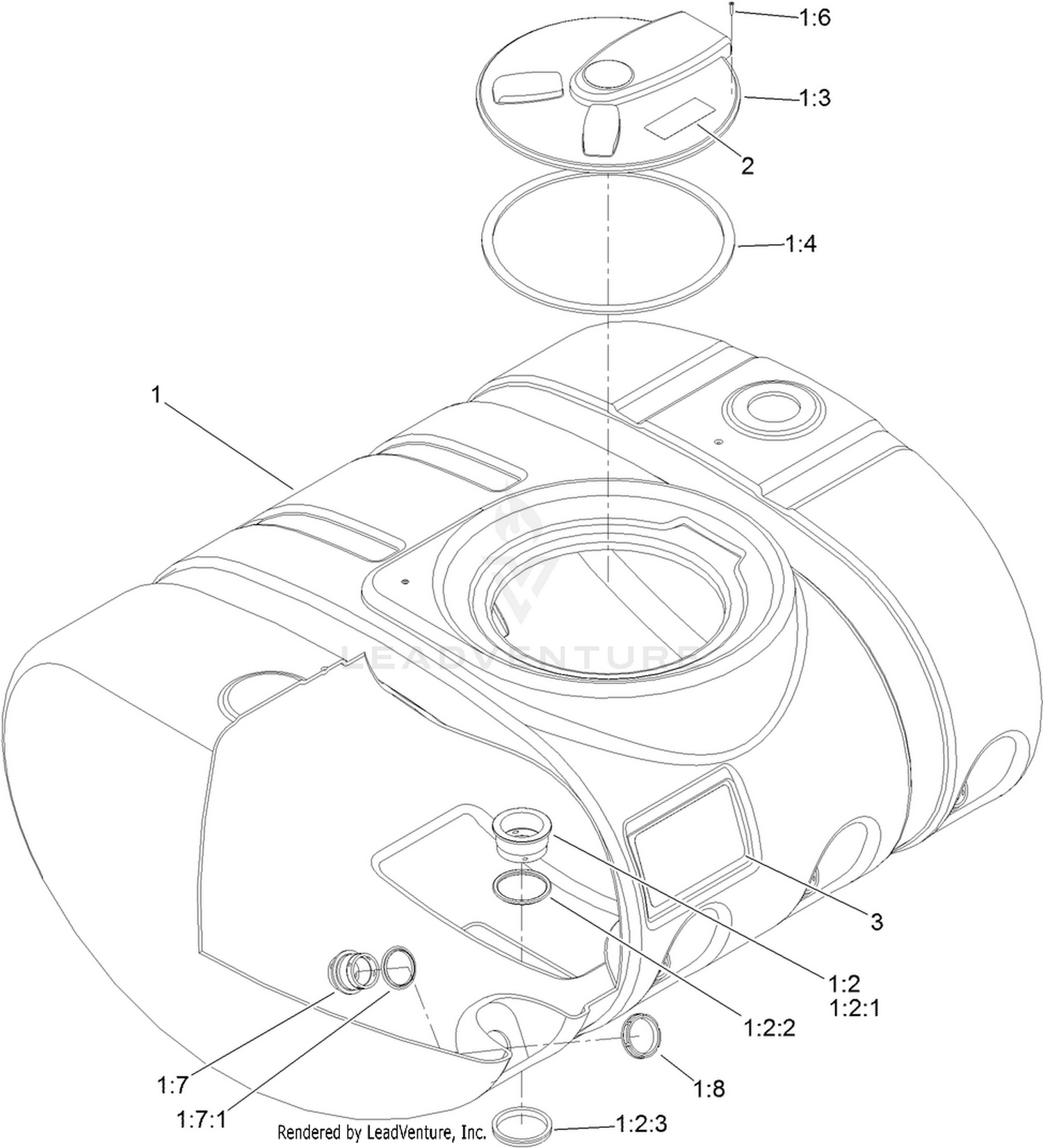 Tank Assembly No. 117-8005