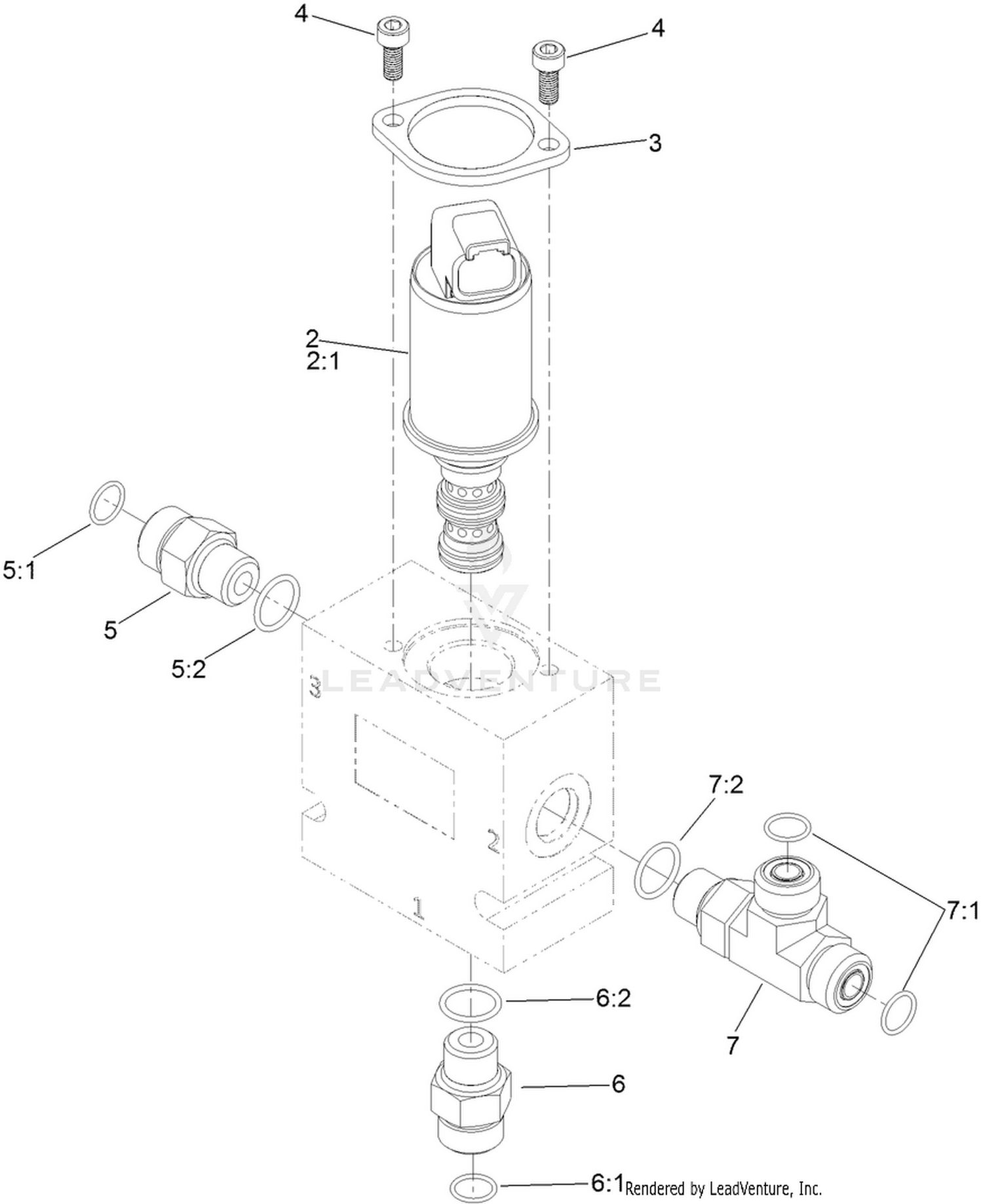 3-Way Valve Manifold Assembly No. 138-6946