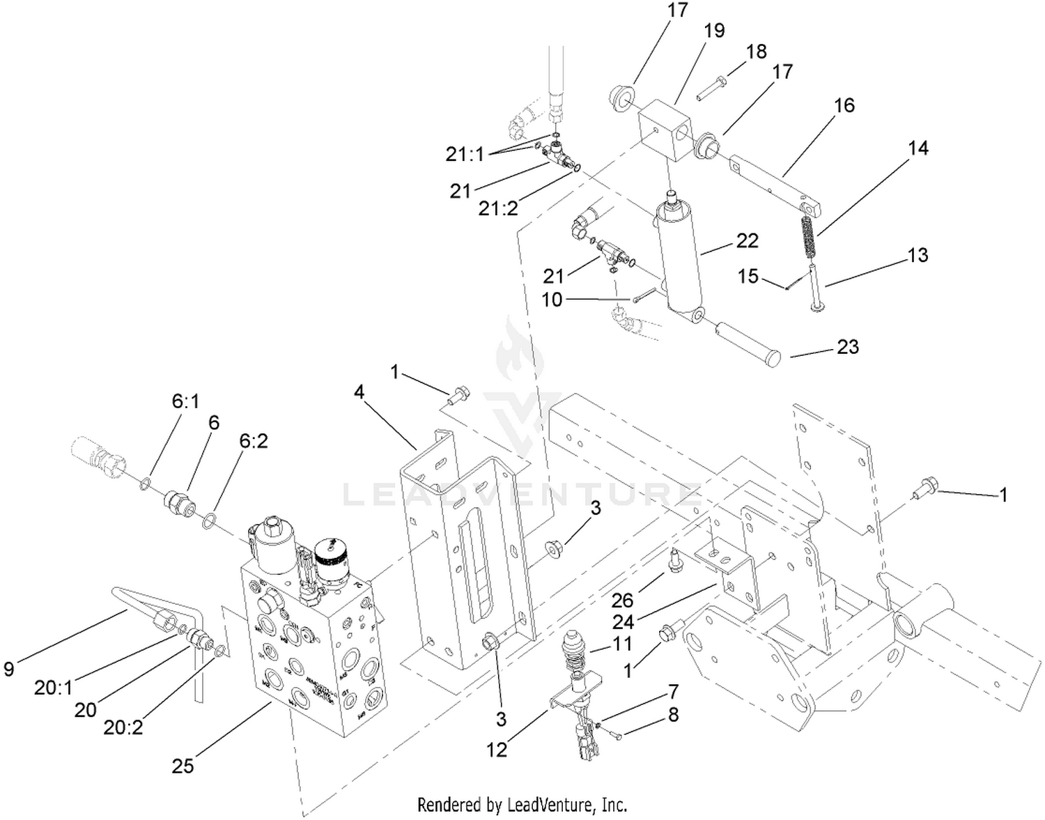 Front Lift Cylinder Assembly