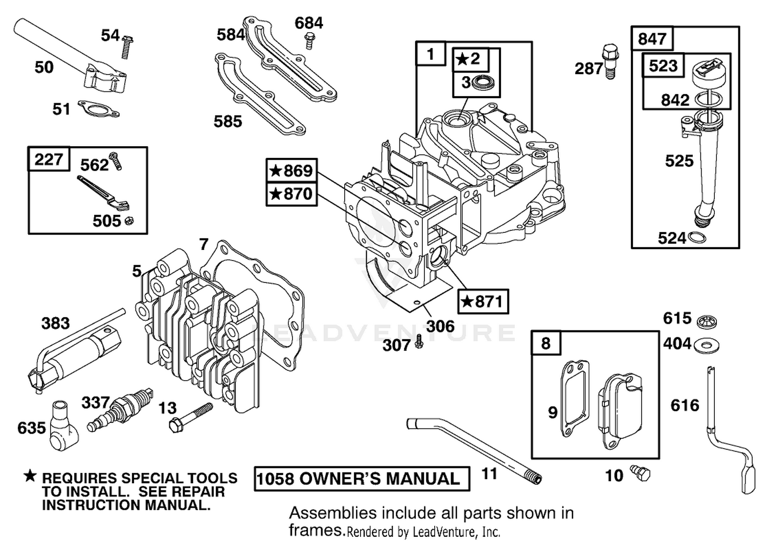 Engine Briggs  Stratton Model 12f802-1769-B1