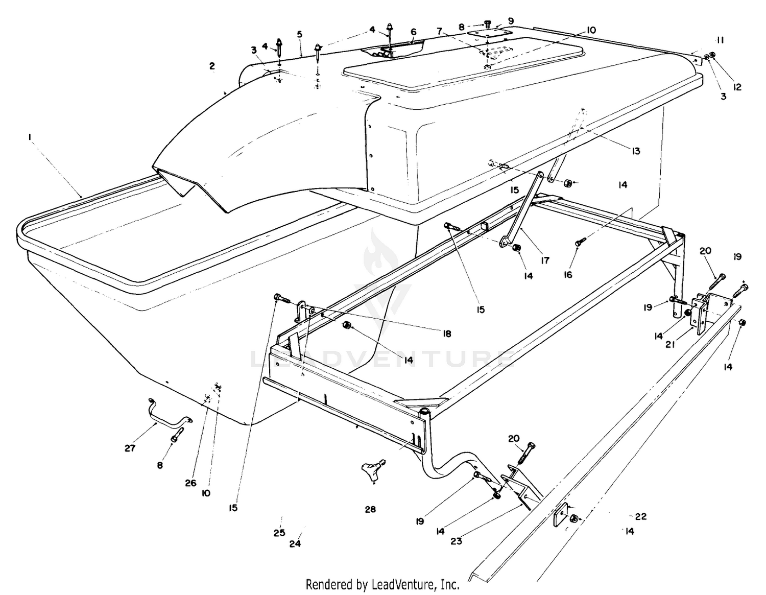 Grass Collection System Model No. 30576 (optional) (continued)
