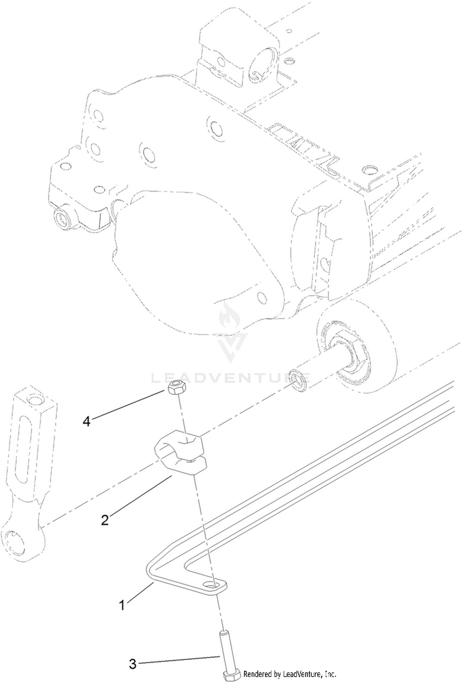 18 Inch Full Front Scraper Assembly No. 120-9617