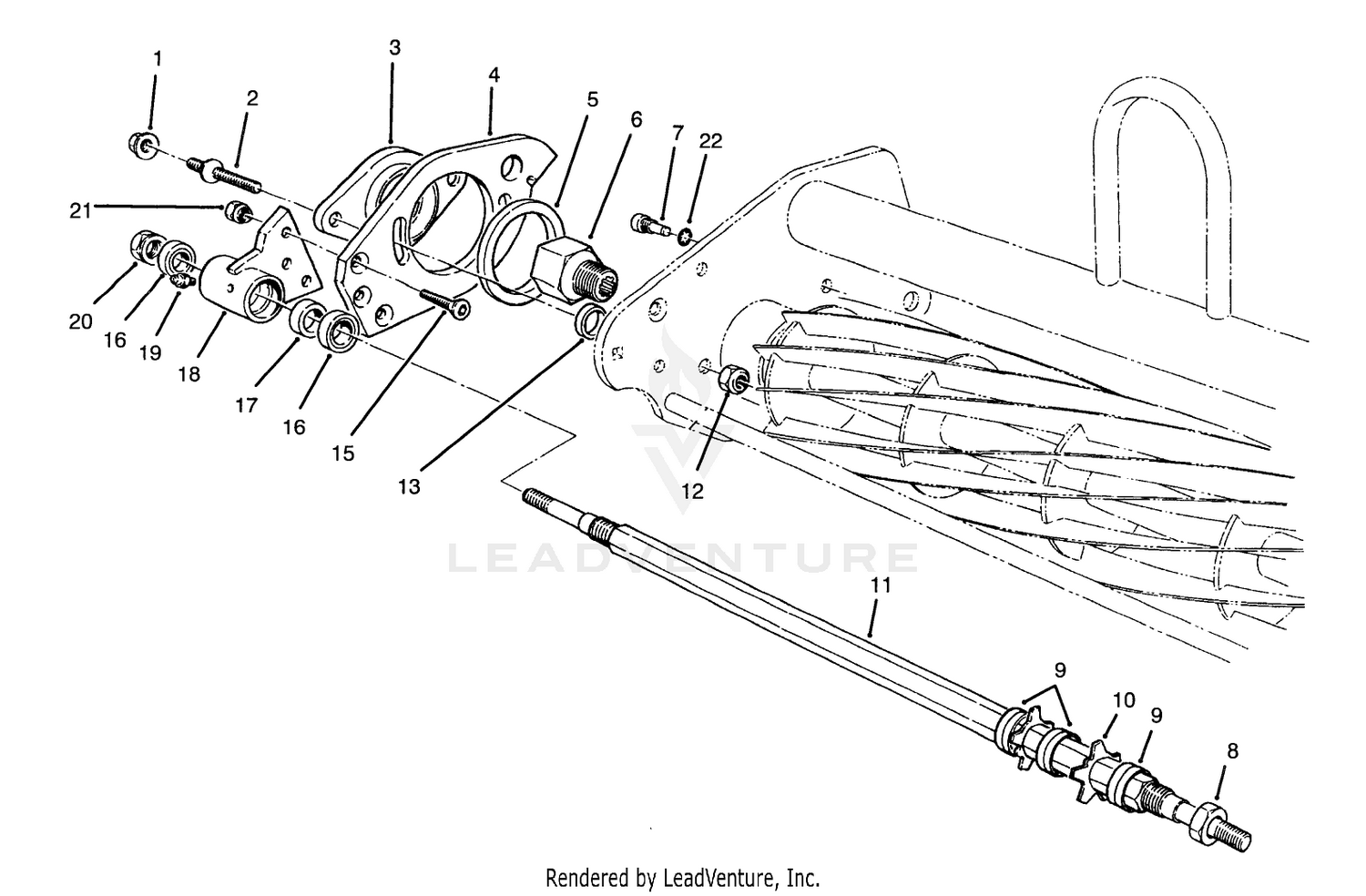 Groomer Reel Assembly