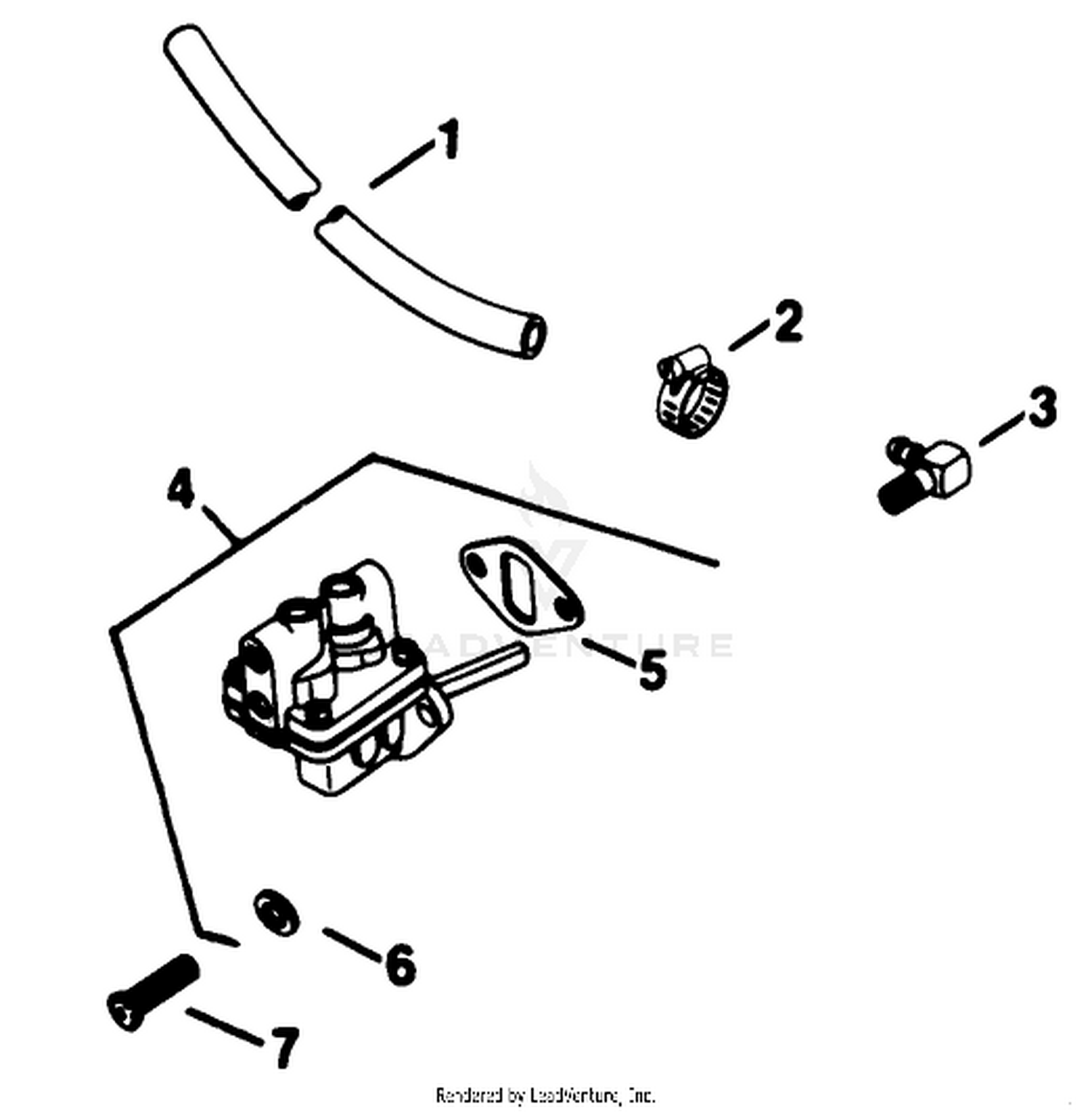 Fuel Pump Kohler Engine Model No. Kt17qs Type No. 24324