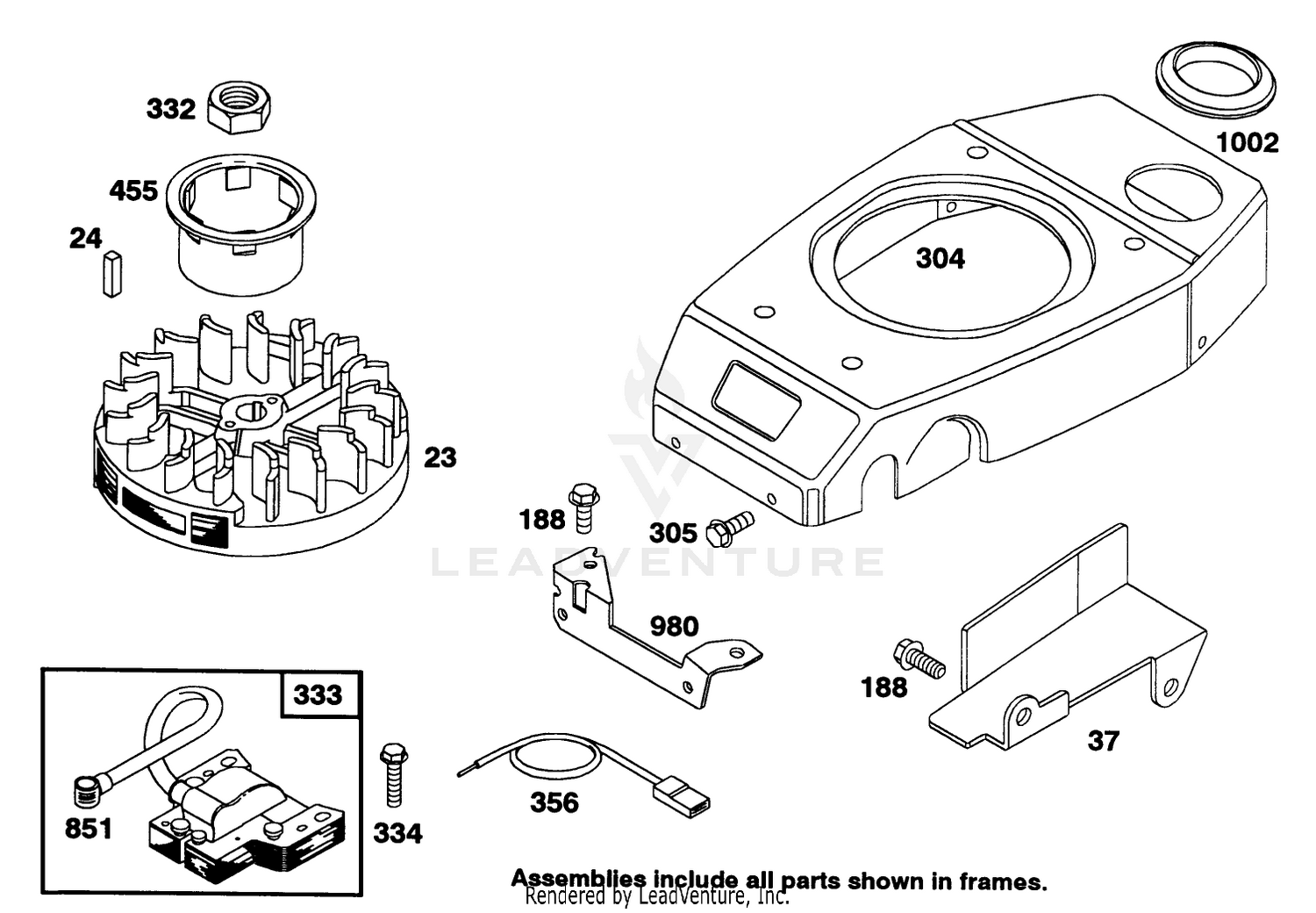 Engine Briggs  Stratton Model 97772-0112-01 6
