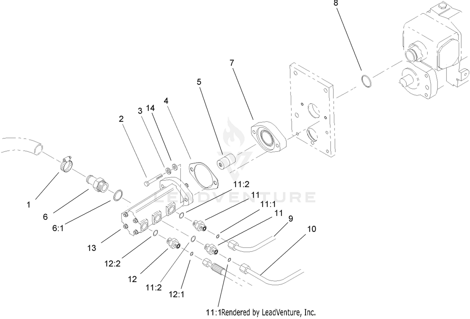 Gear Pump Installation Assembly
