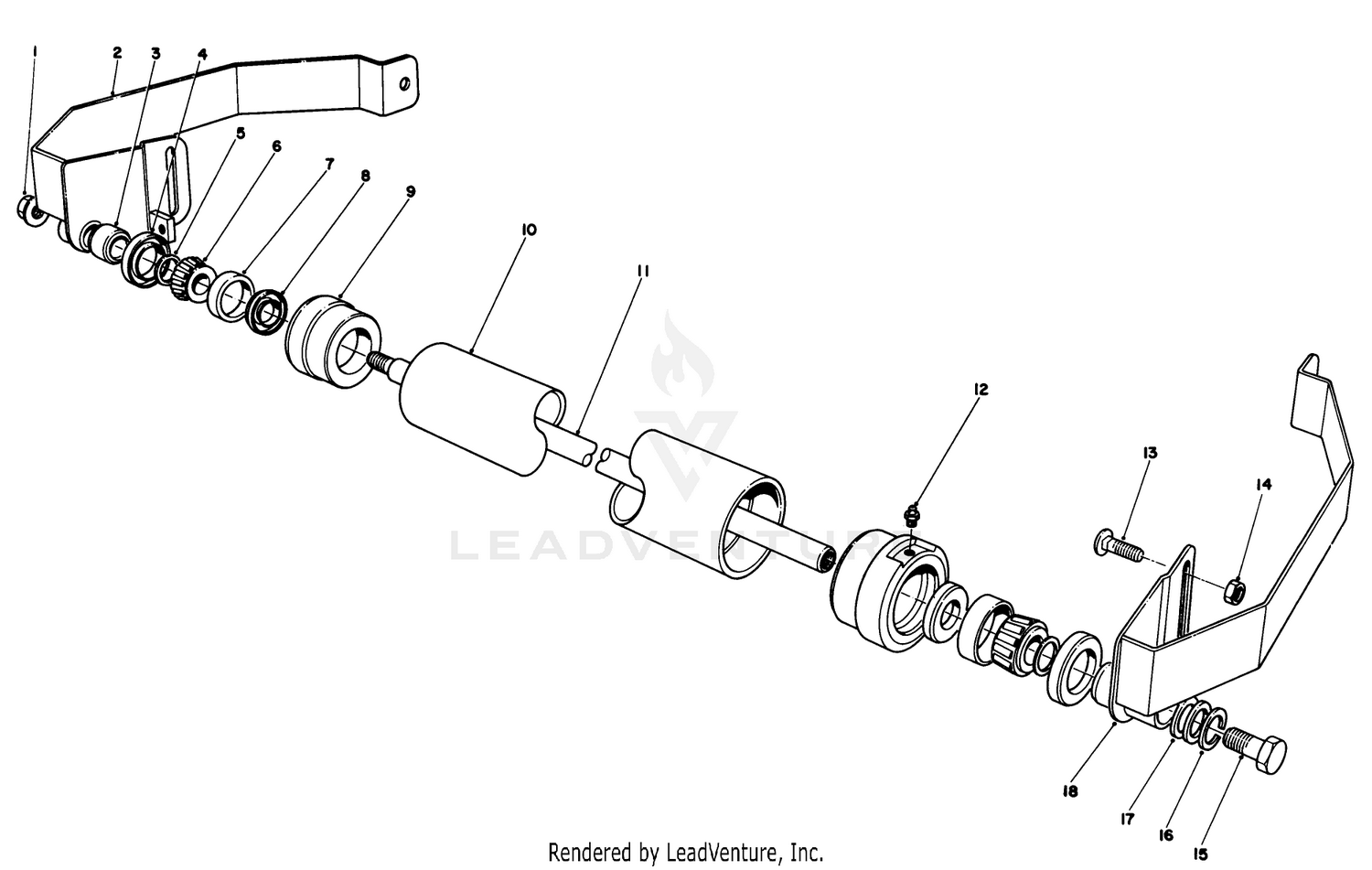 Front Roller Kit No. 03610 (optional)