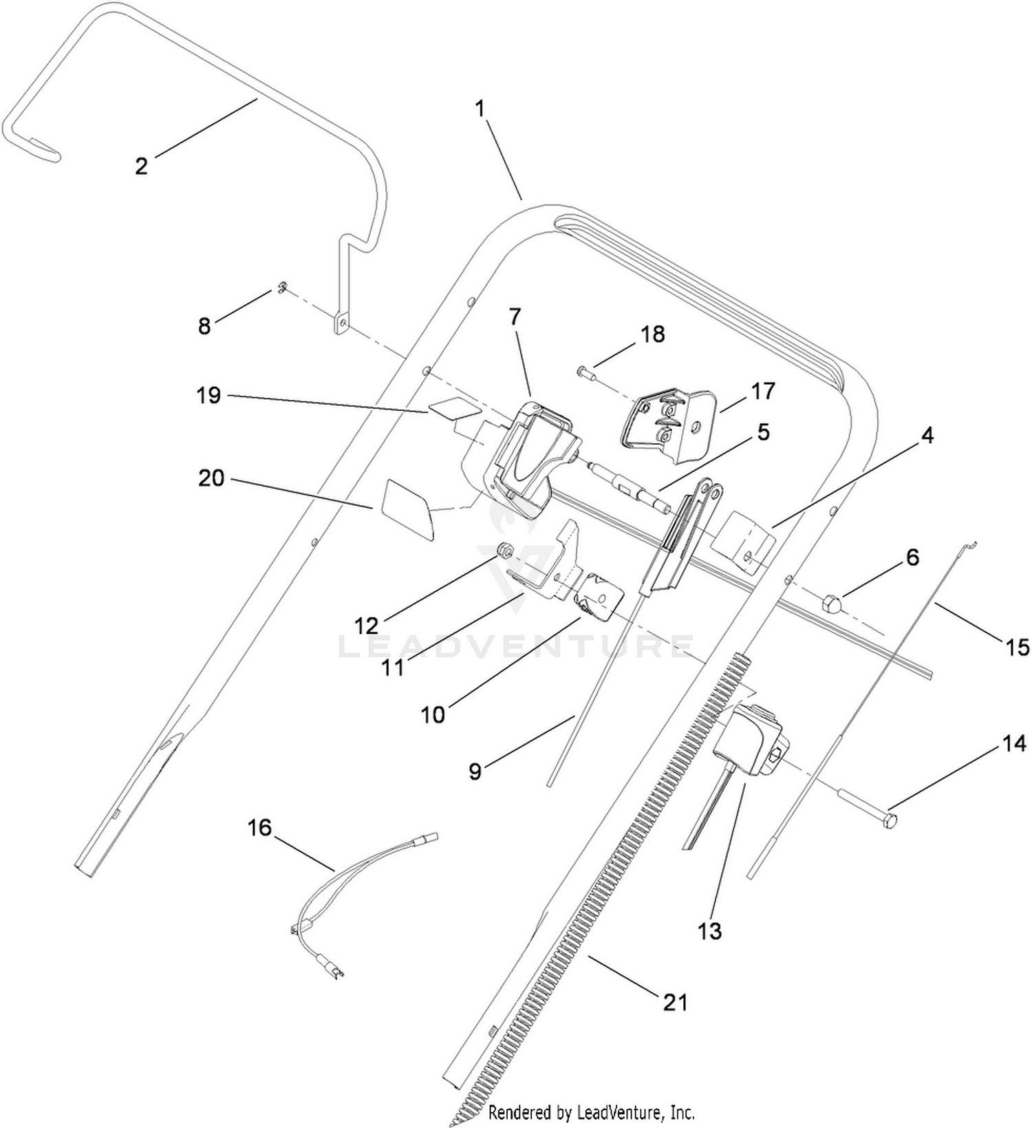 Upper Handle Assembly
