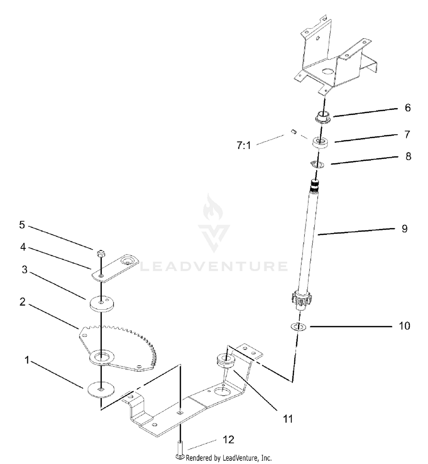 Lower Steering Wheel and Tilt Assembly