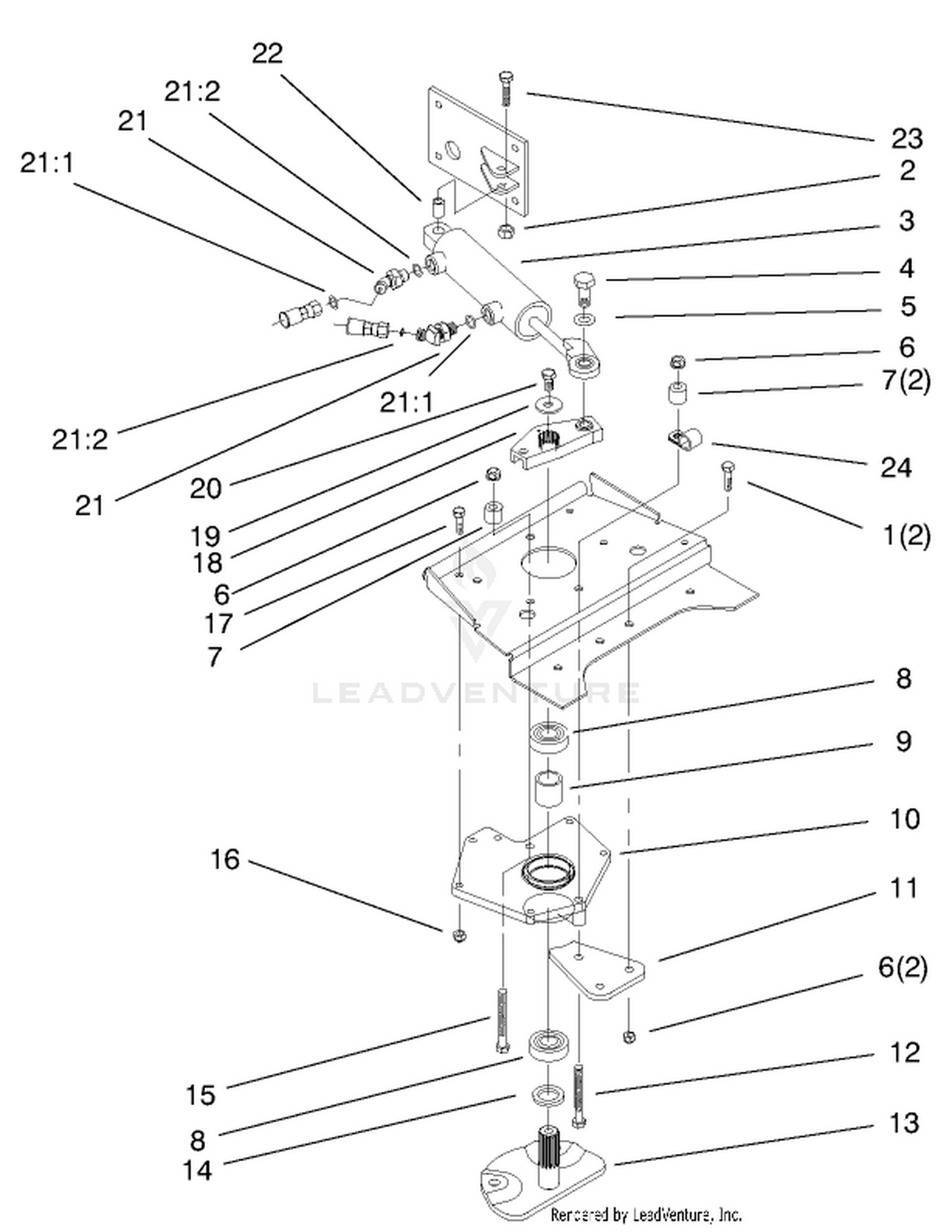 Power Steering Lower Assembly