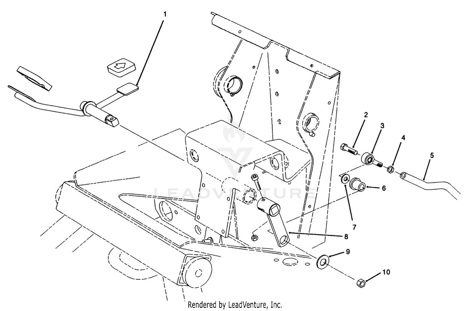Traction Pedal Assembly
