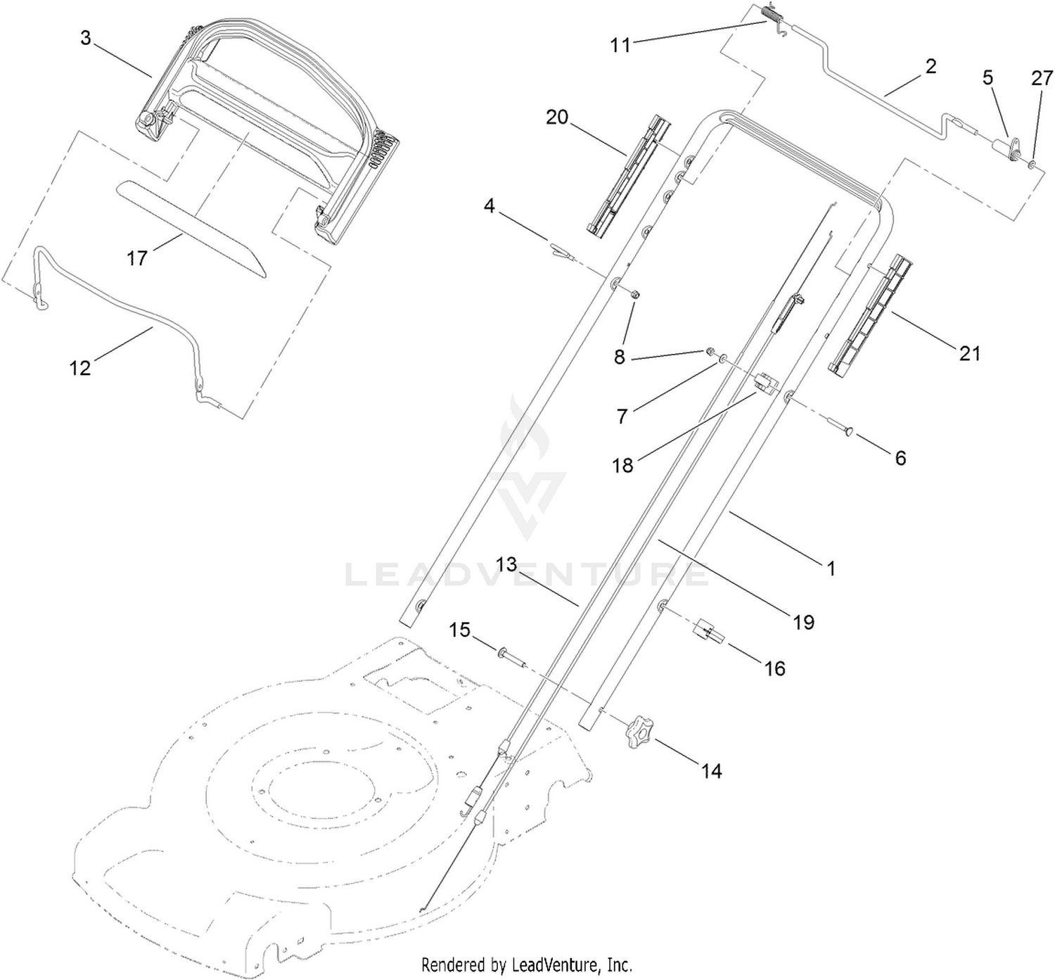 Upper Handle Assembly