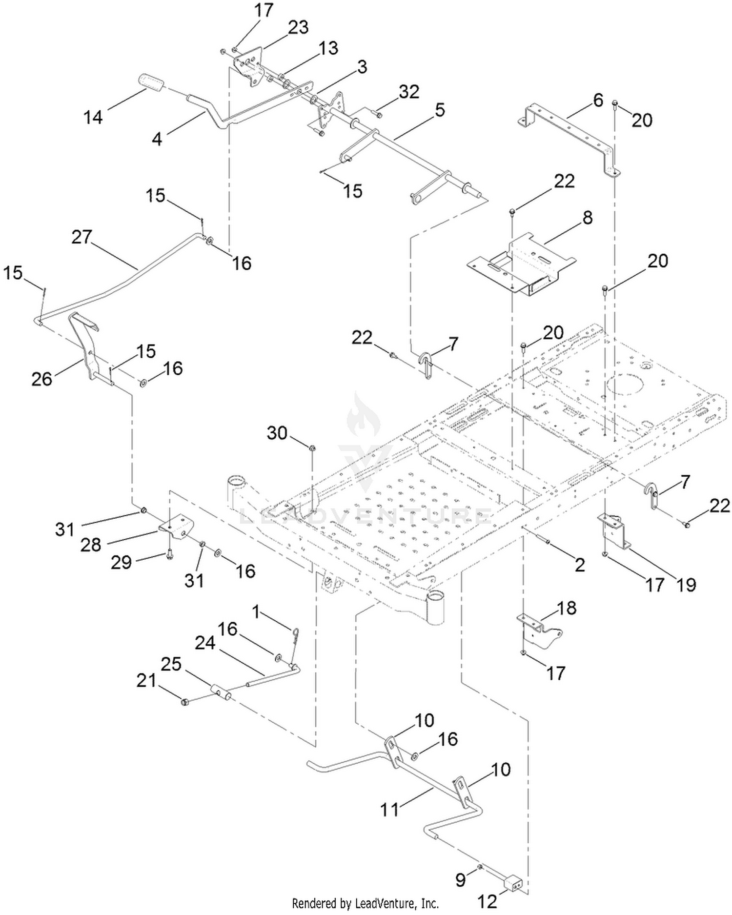 Deck Lift Assembly