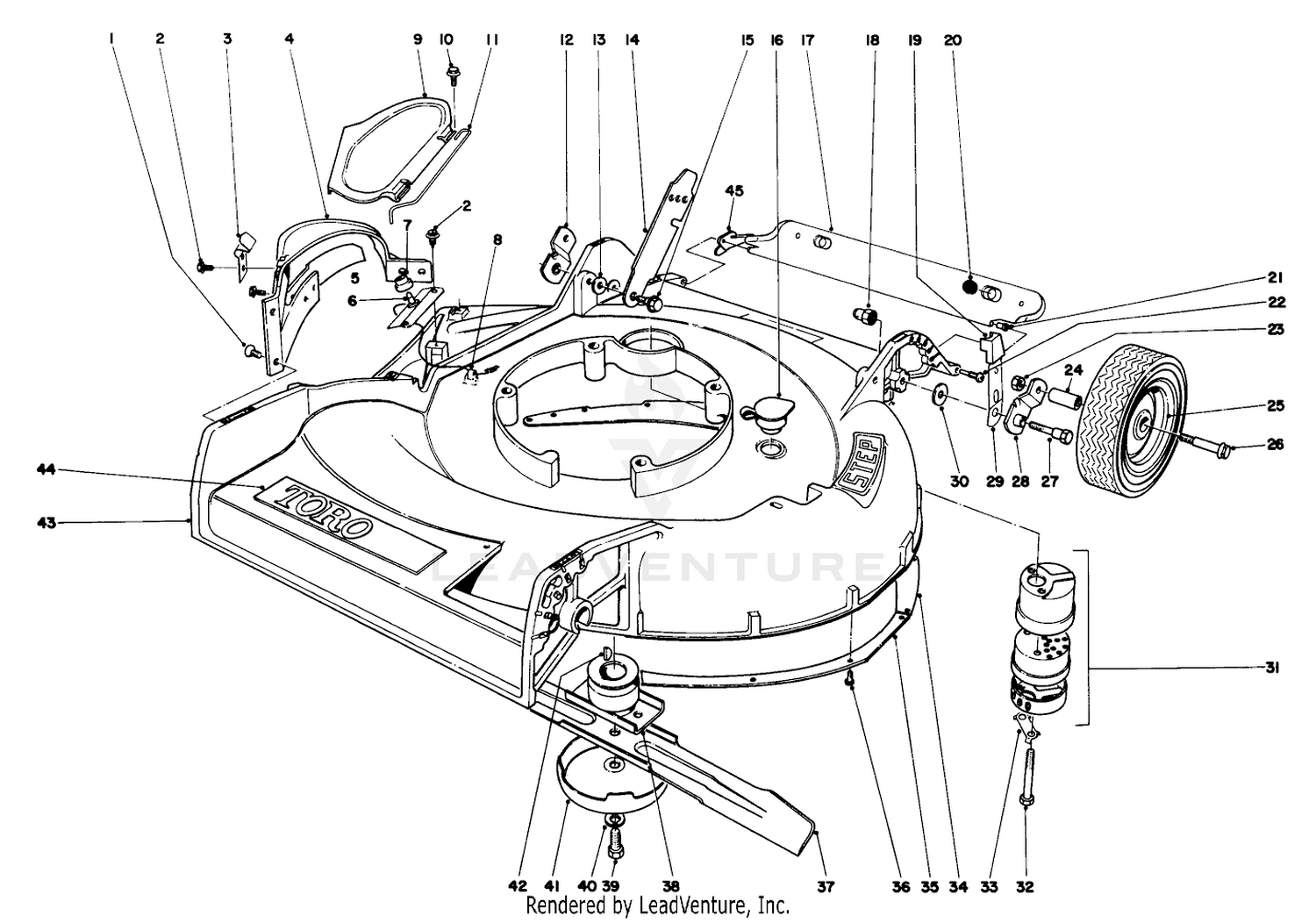Housing Assembly Model 21273 (continued)