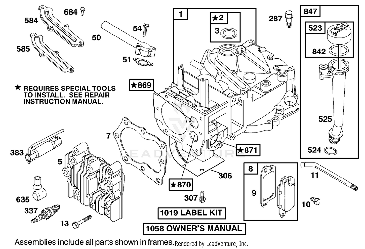 Engine Briggs  Stratton Model 12j802-2369-B1