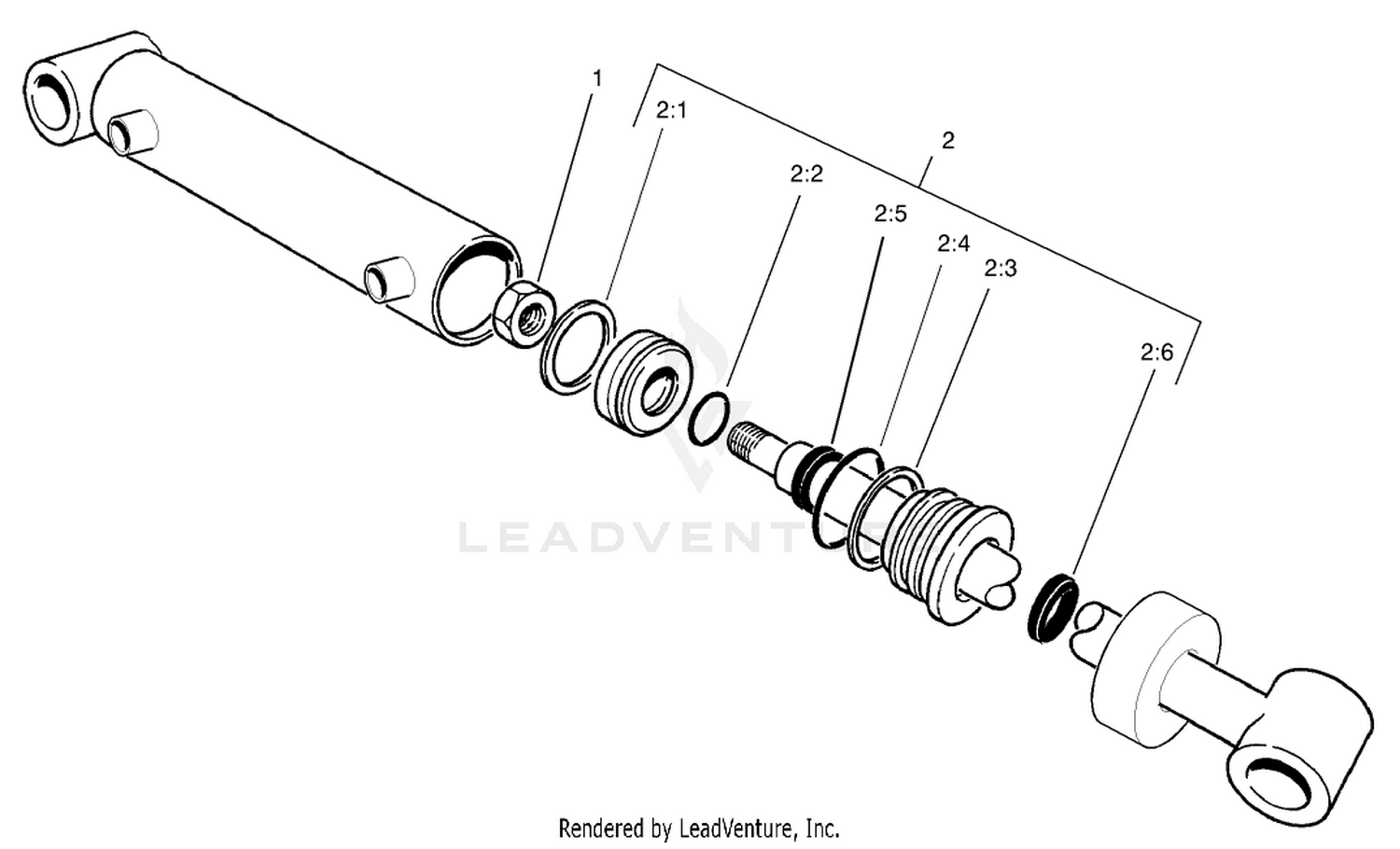 Lift Cylinder Assembly No. 104-5592