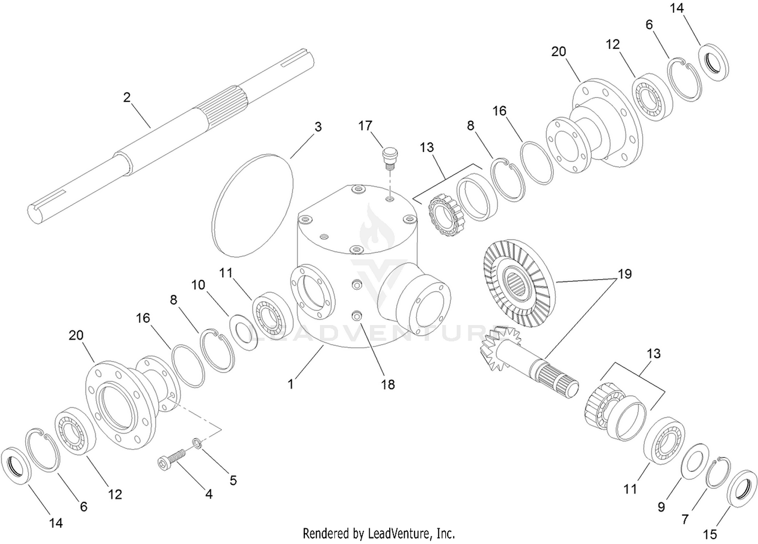 Gearbox Assembly No. SG504000-03
