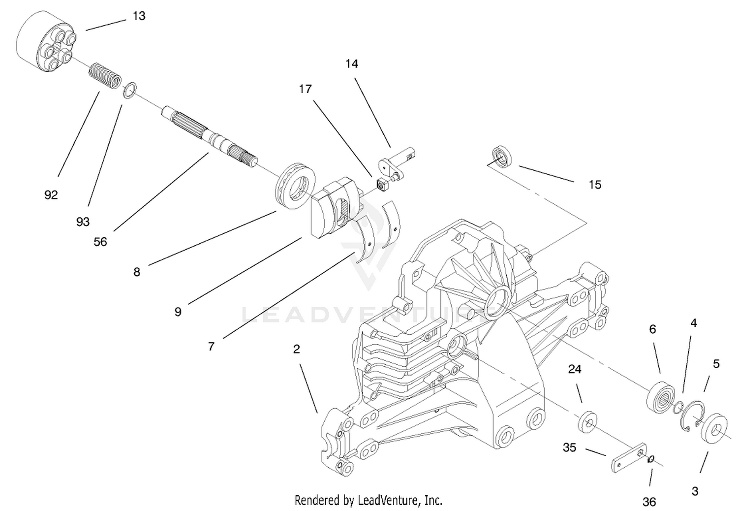 Hydro Transaxle Assembly 2