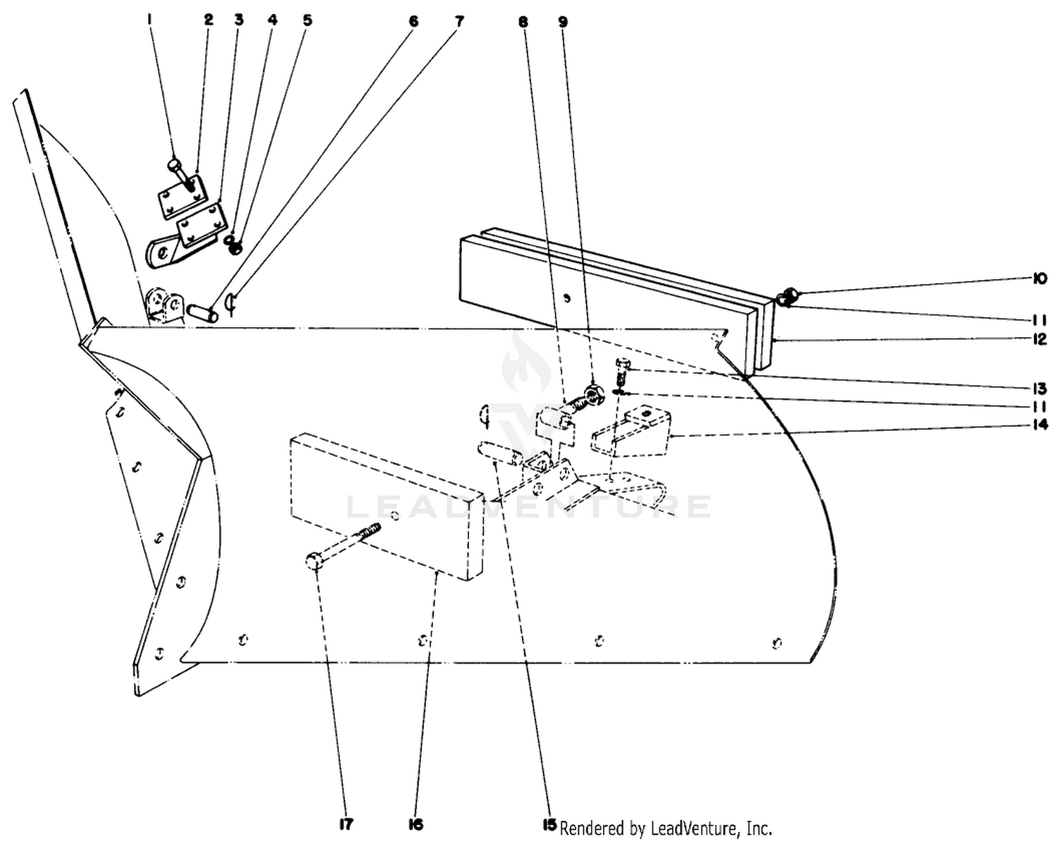 V-Plow Installation Kit Model No. 30757 (optional)
