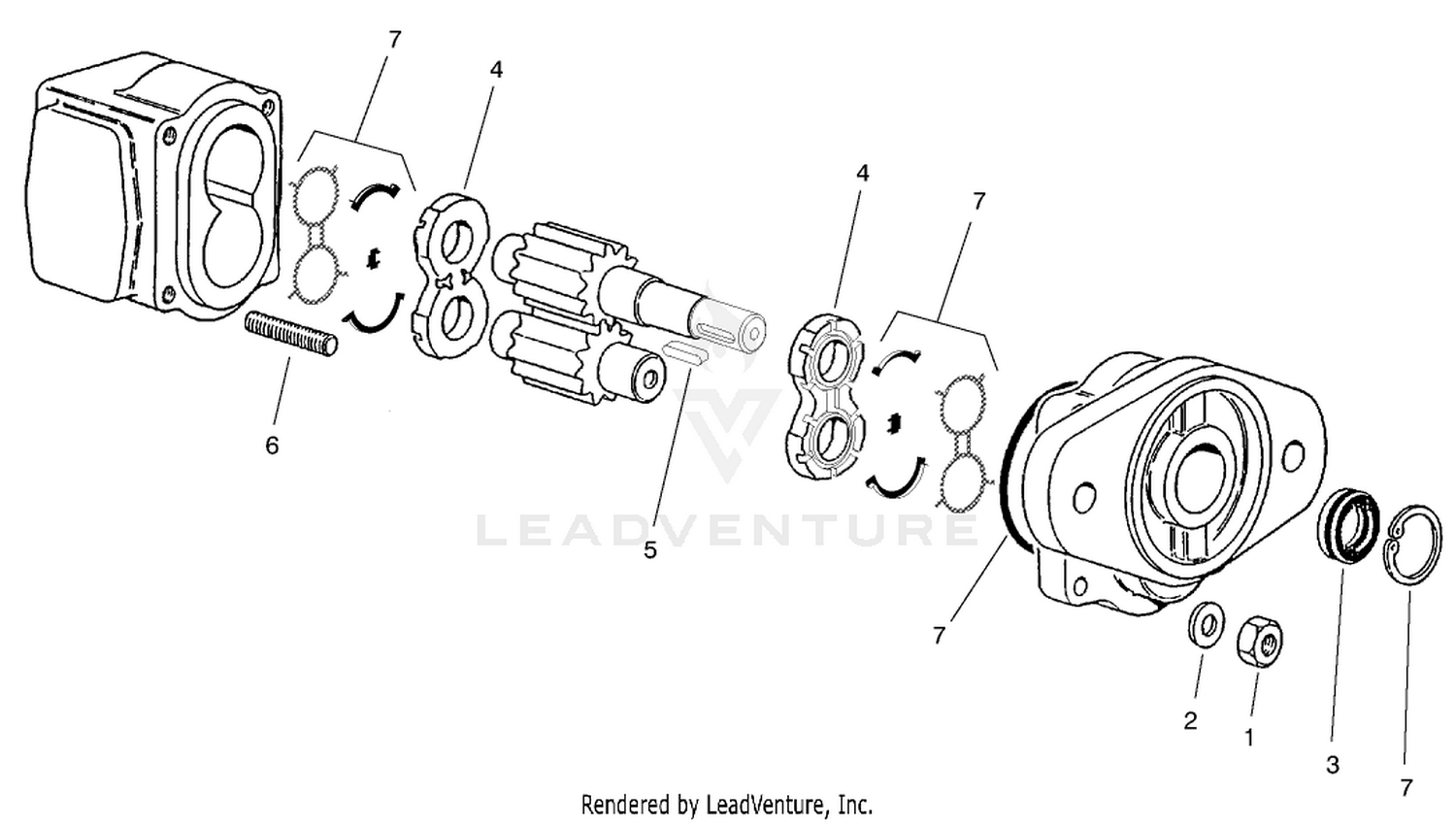 Hydraulic Motor Assembly No. 94-4907