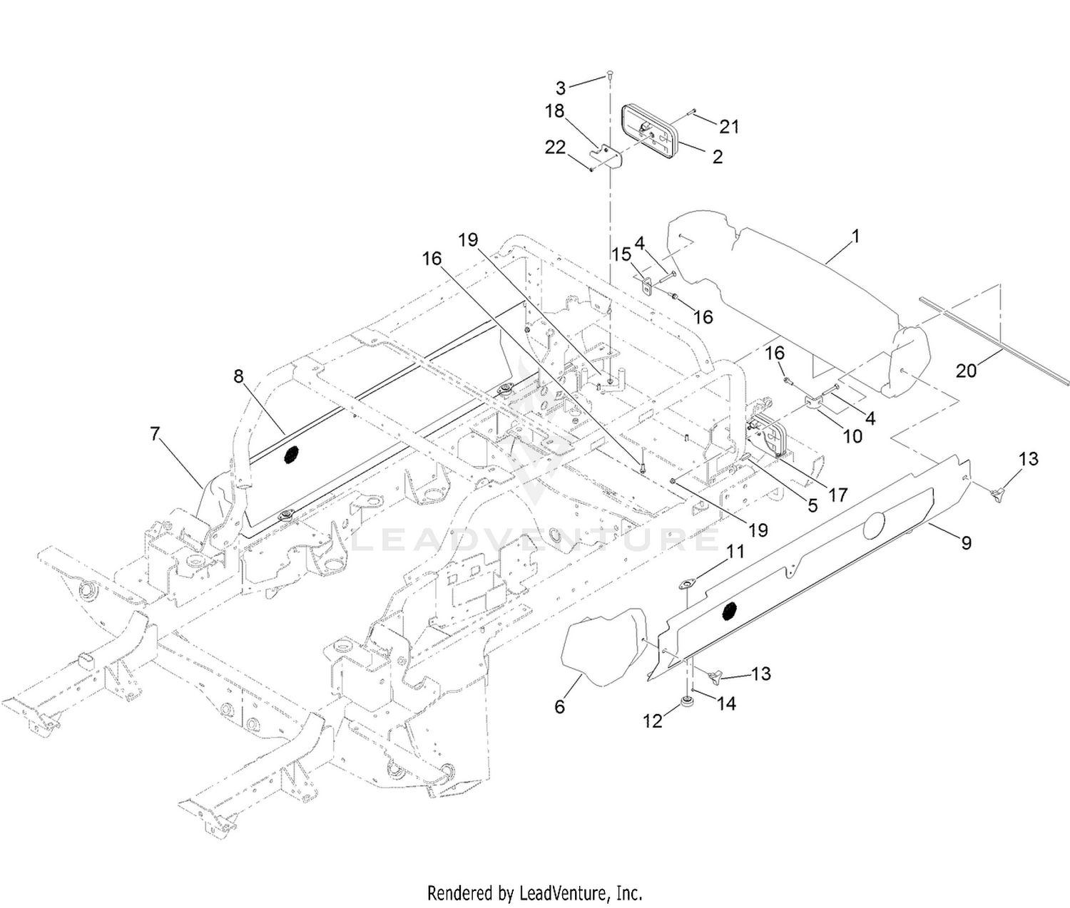 Side Panel and Bumper Assembly