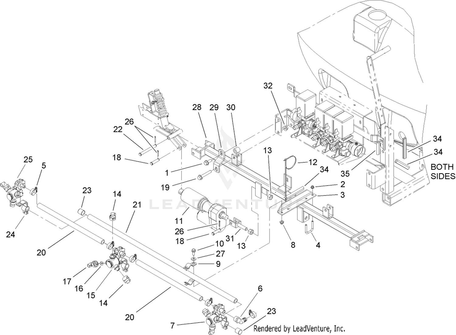 Center Boom Assembly