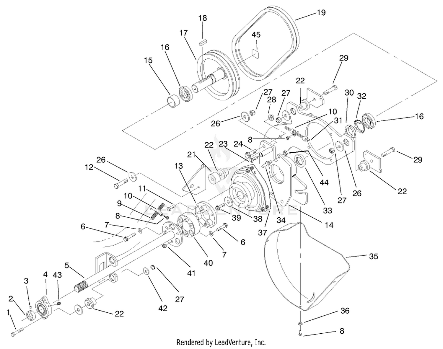 Pto Shaft  Clutch Assembly