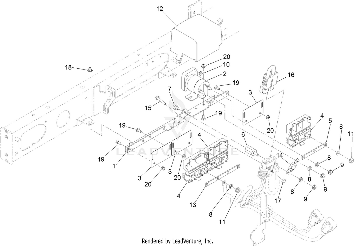 48 Volt Contactor Assembly
