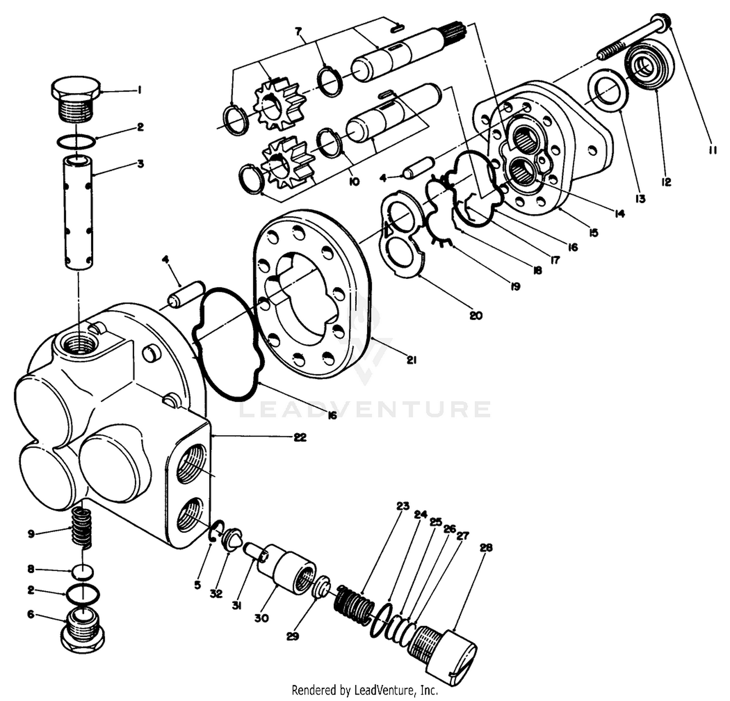 Gear Pump Assembly No. 58-5650
