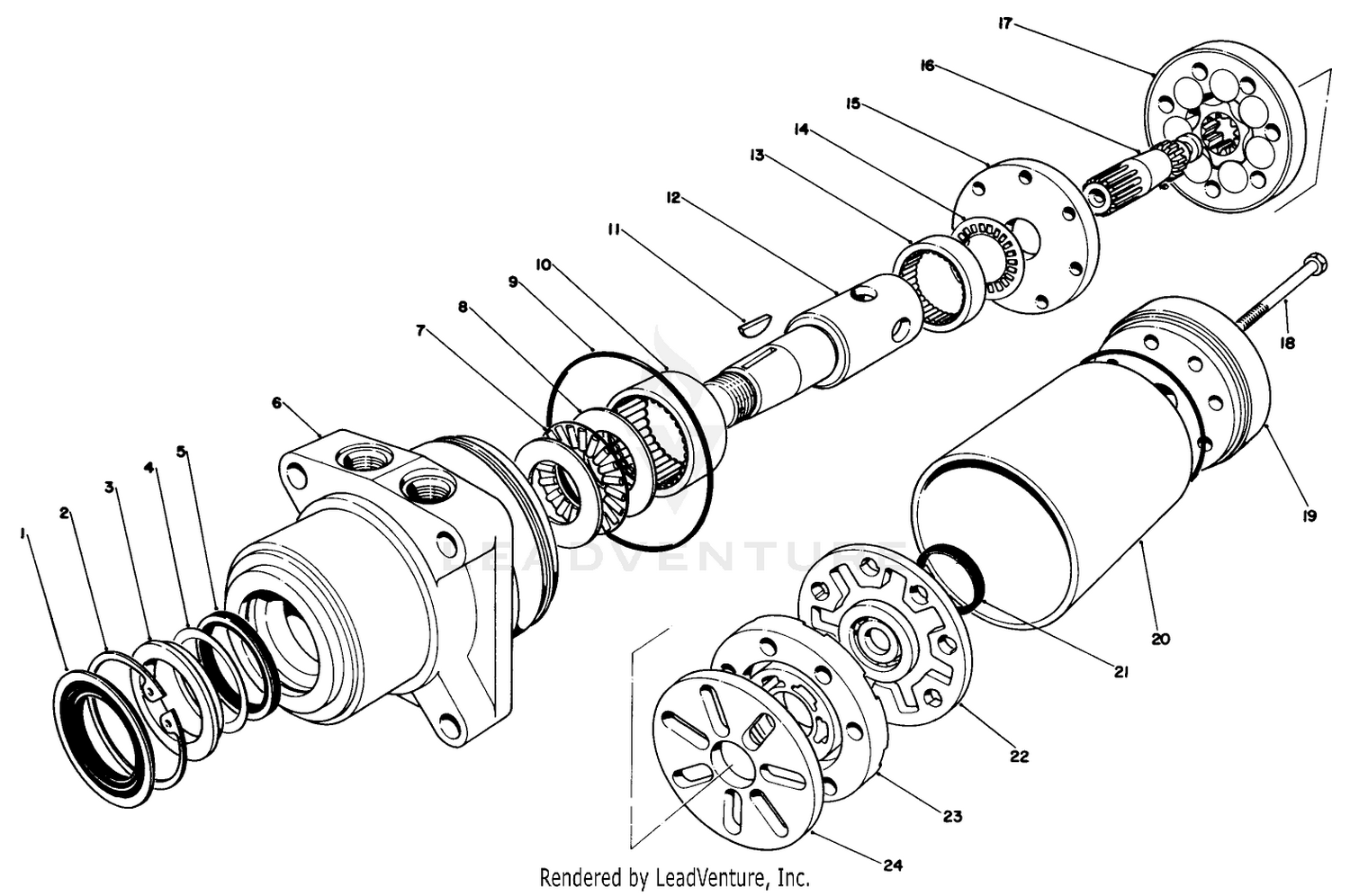 No. 10-8010 Hydraulic Drive Motor