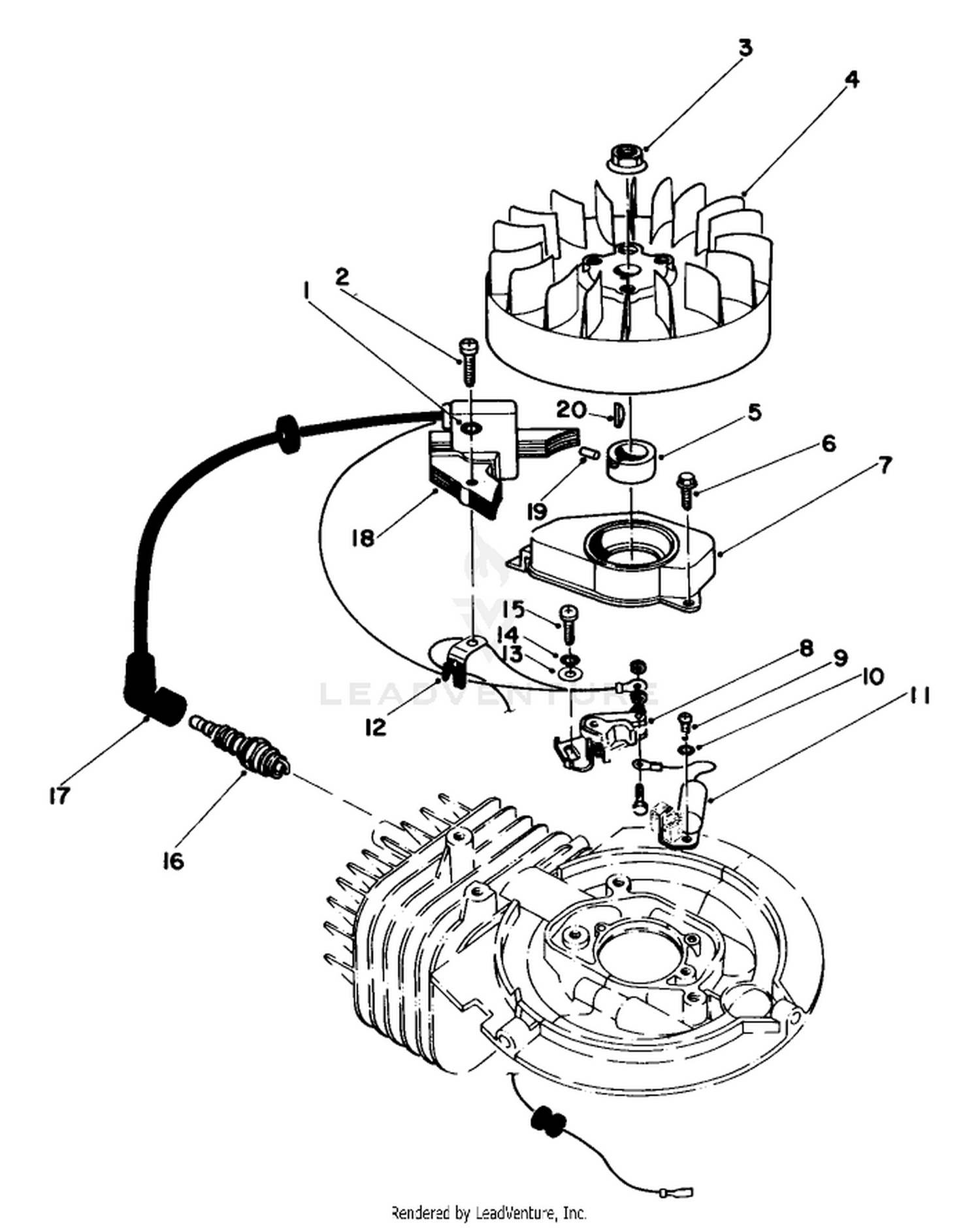 FLYWHEEL  MAGNETO ASSEMBLY
