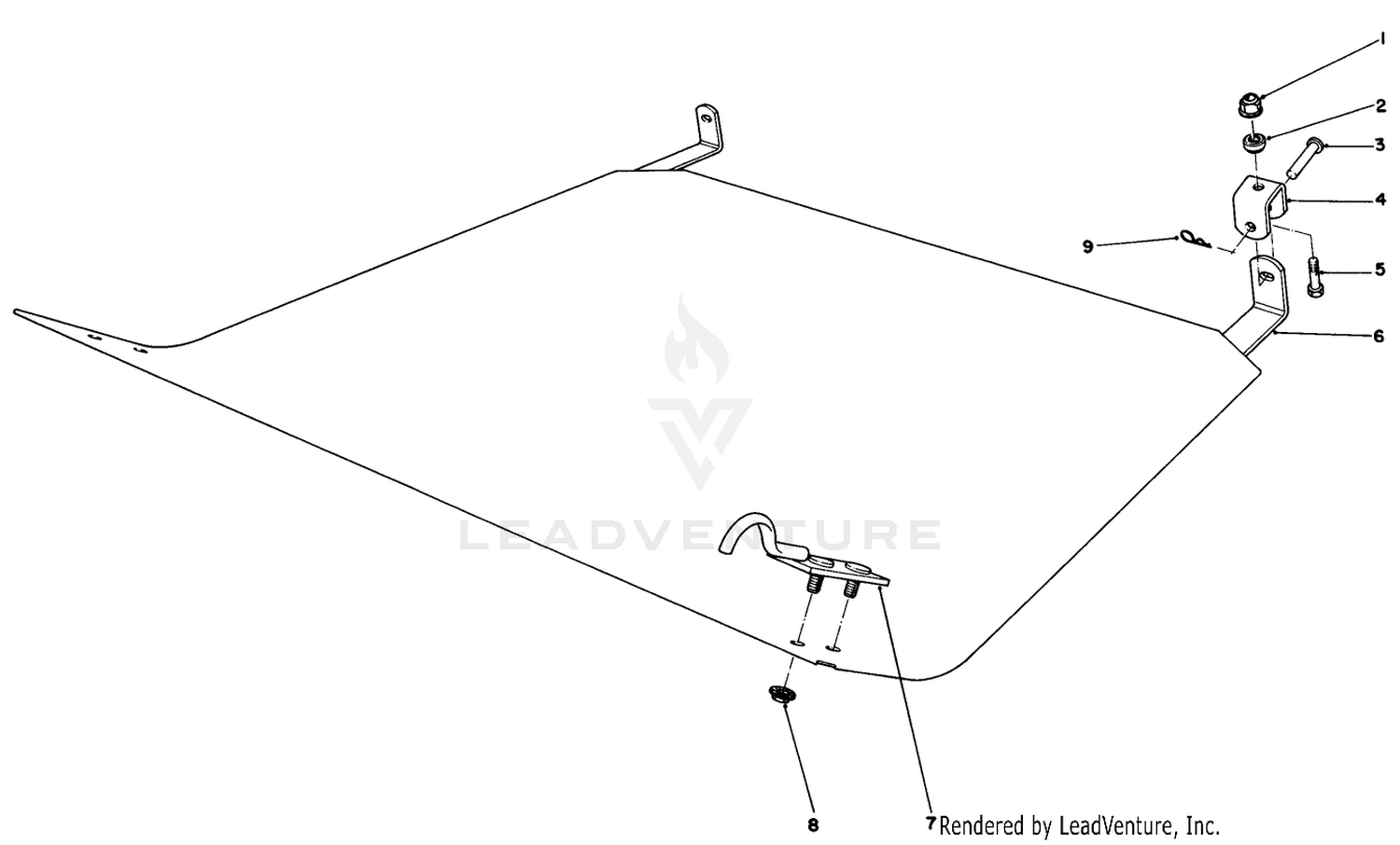 Traction Unit Belly Shield Assembly