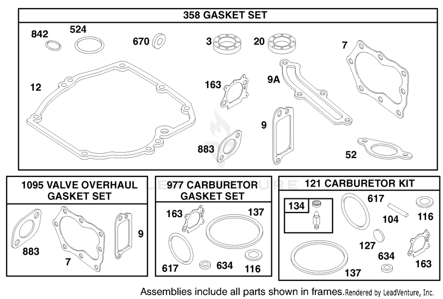 Engine Briggs  Stratton Model 12u802-0639-01 9