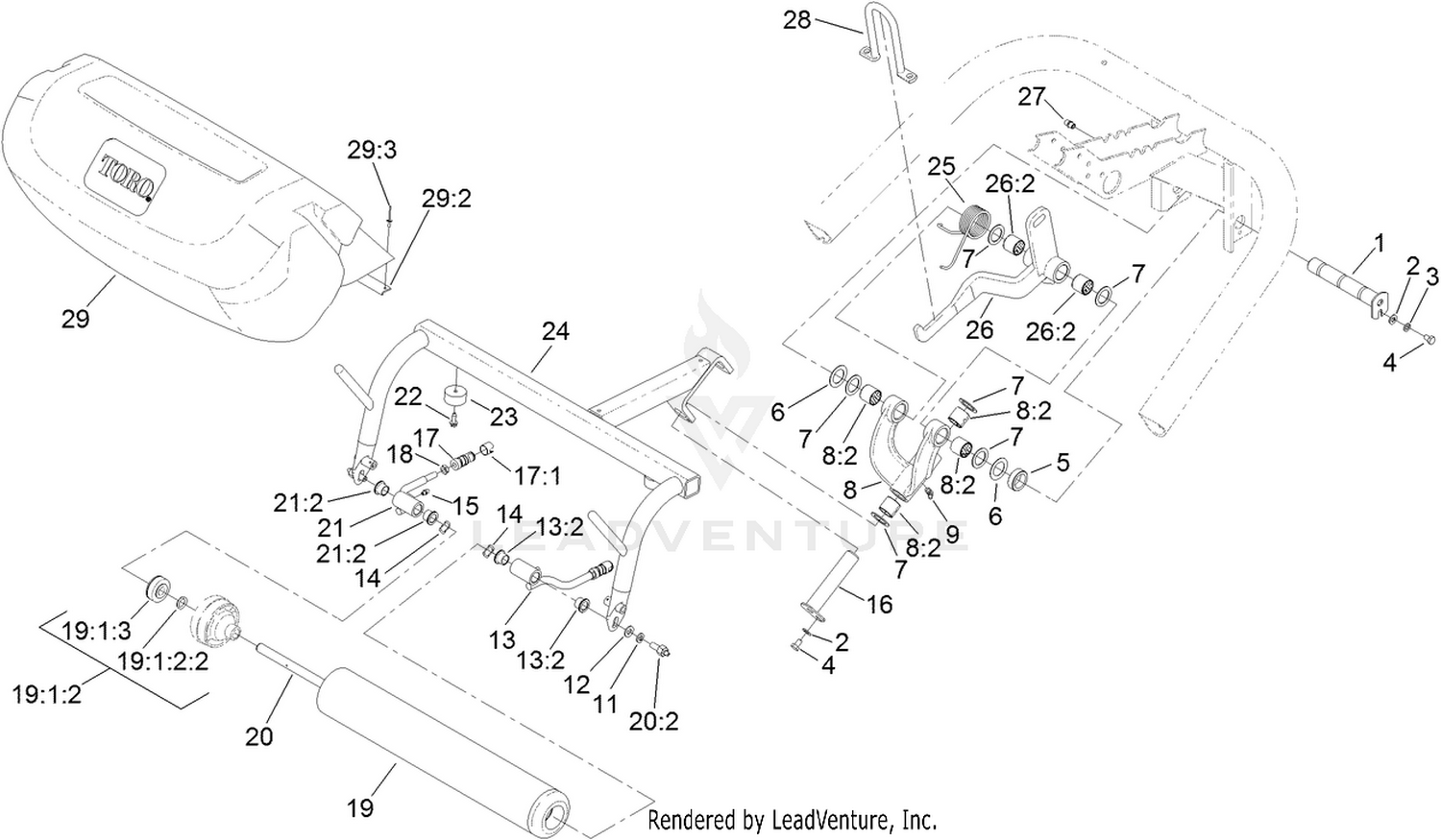 Center Pull Frame Assembly