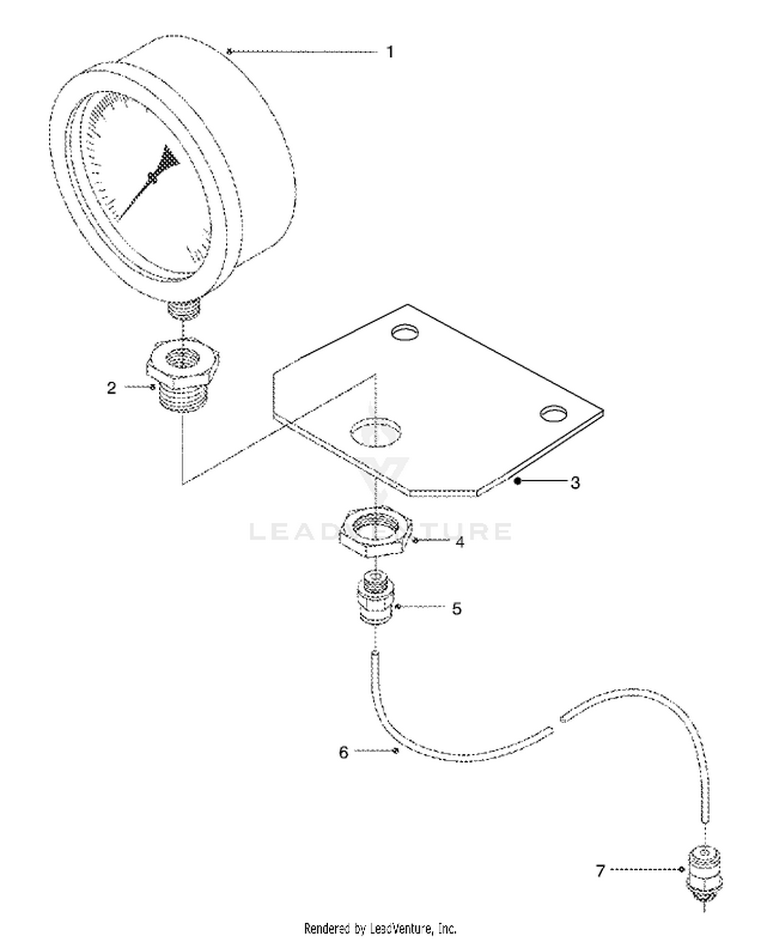 MANIFOLD PRESSURE GAUGE