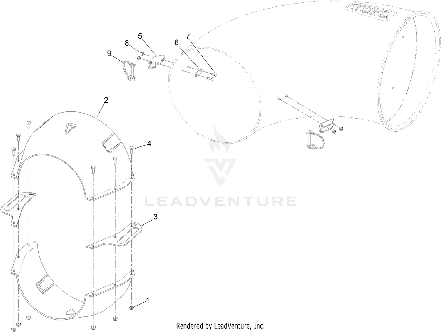 Tapered Nozzle Kit No. 119-6280