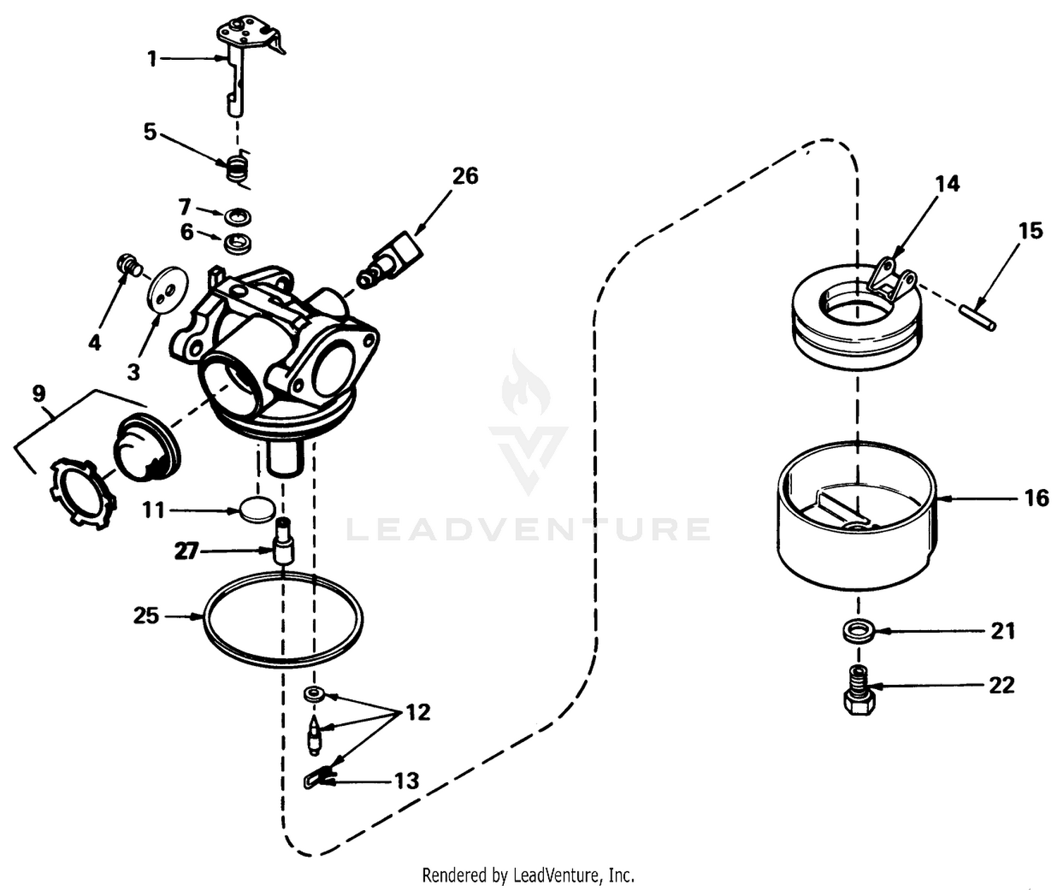 Carburetor No. 632050a
