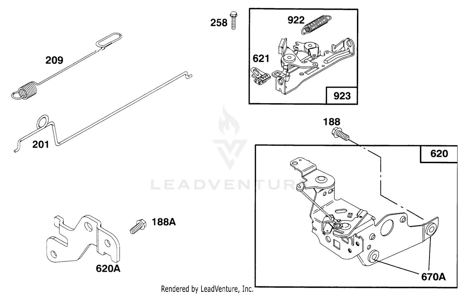 Engine Briggs  Stratton Model 12f802-0667-01 4
